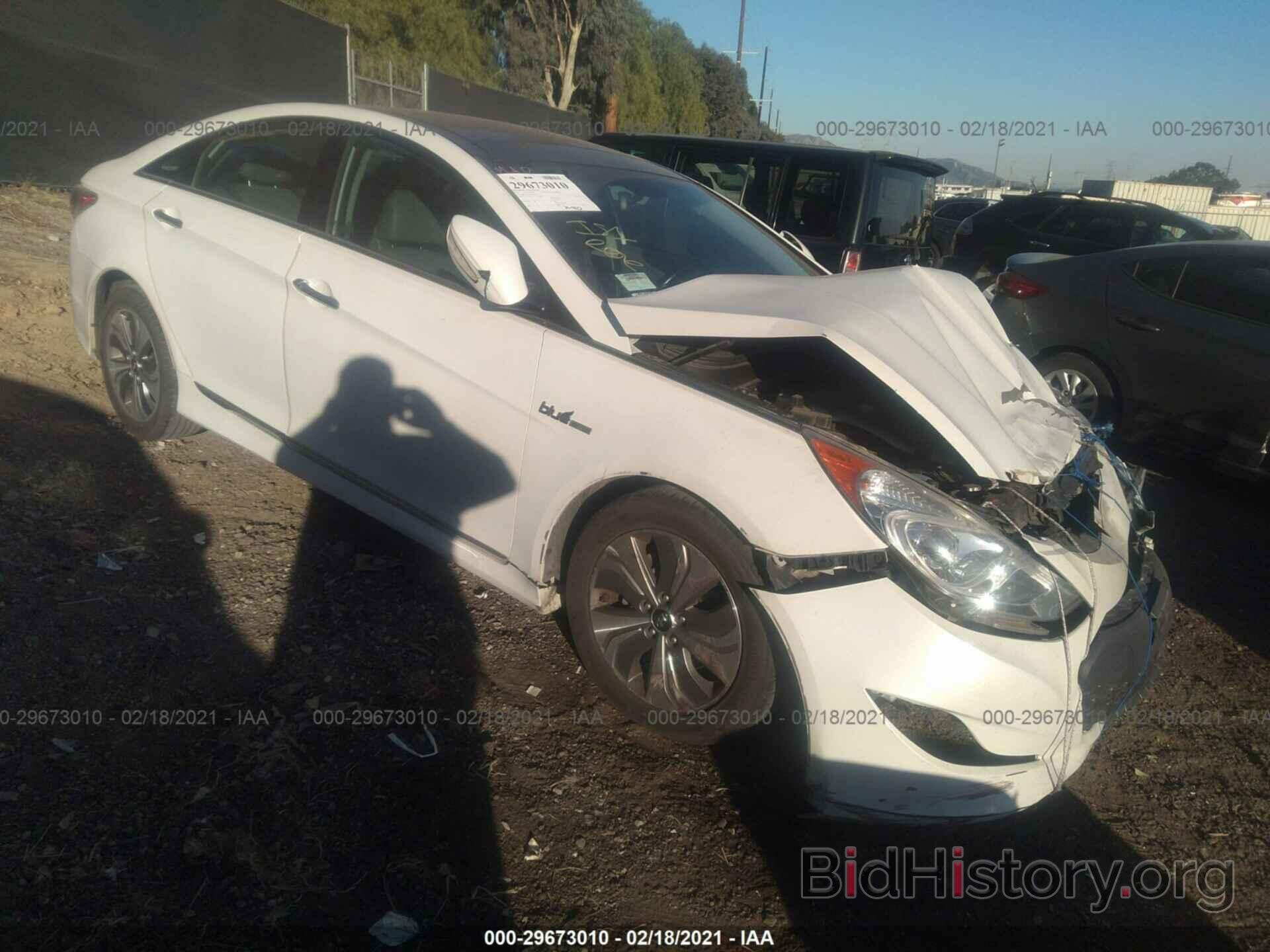 Photo KMHEC4A48DA069455 - HYUNDAI SONATA HYBRID 2013