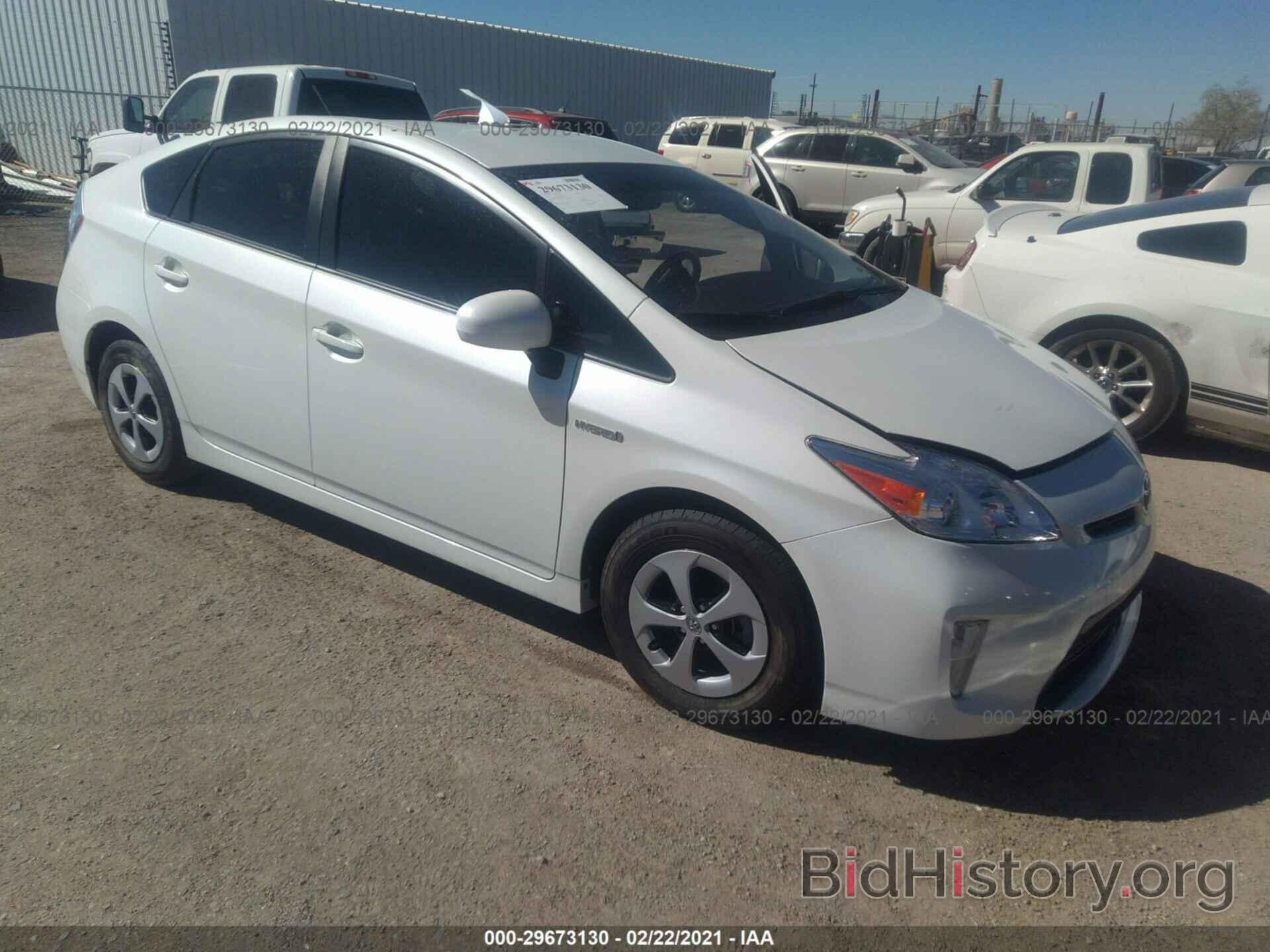 Photo JTDKN3DU8F1901922 - TOYOTA PRIUS 2015