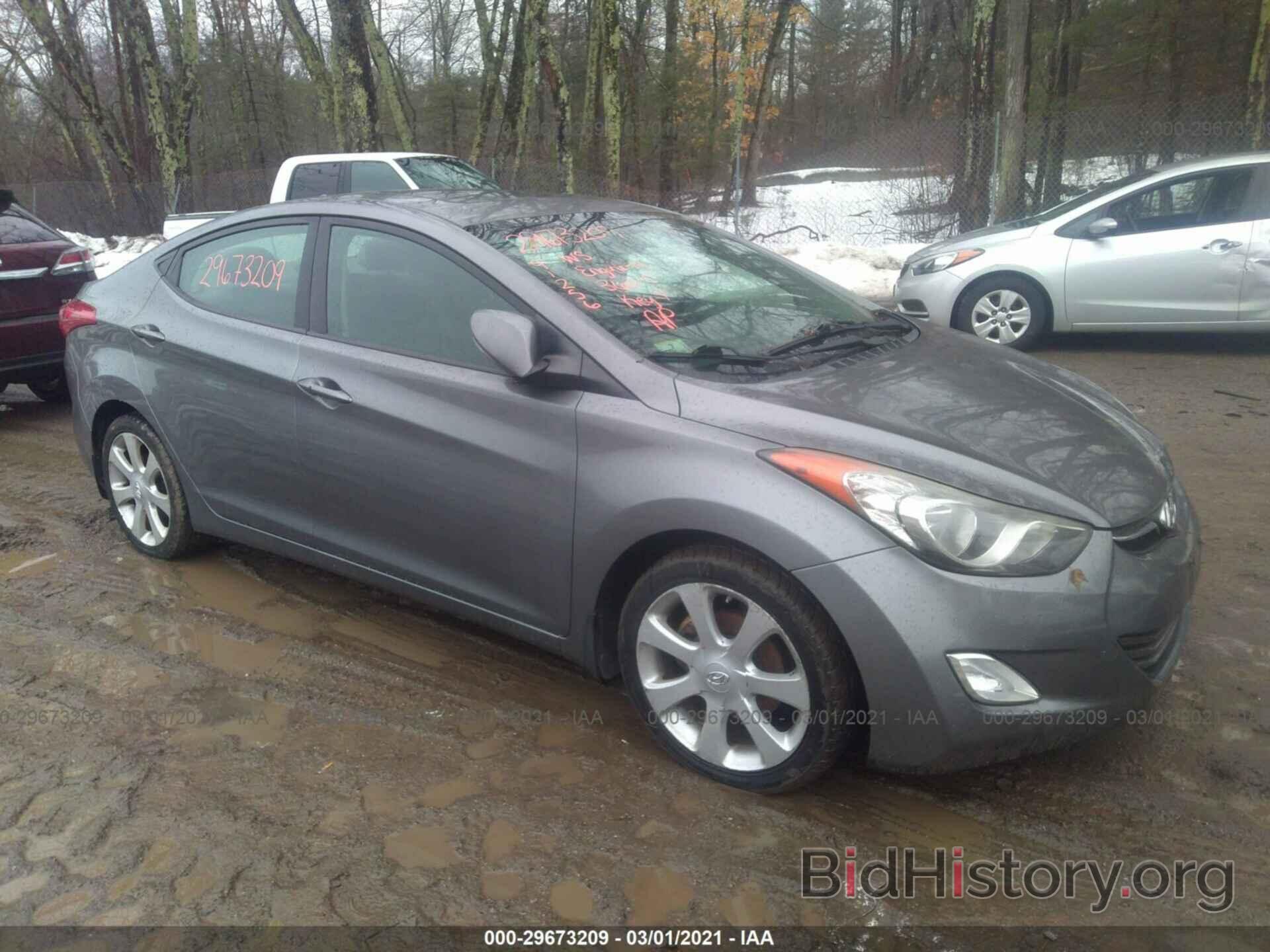 Photo 5NPDH4AE7CH101314 - HYUNDAI ELANTRA 2012