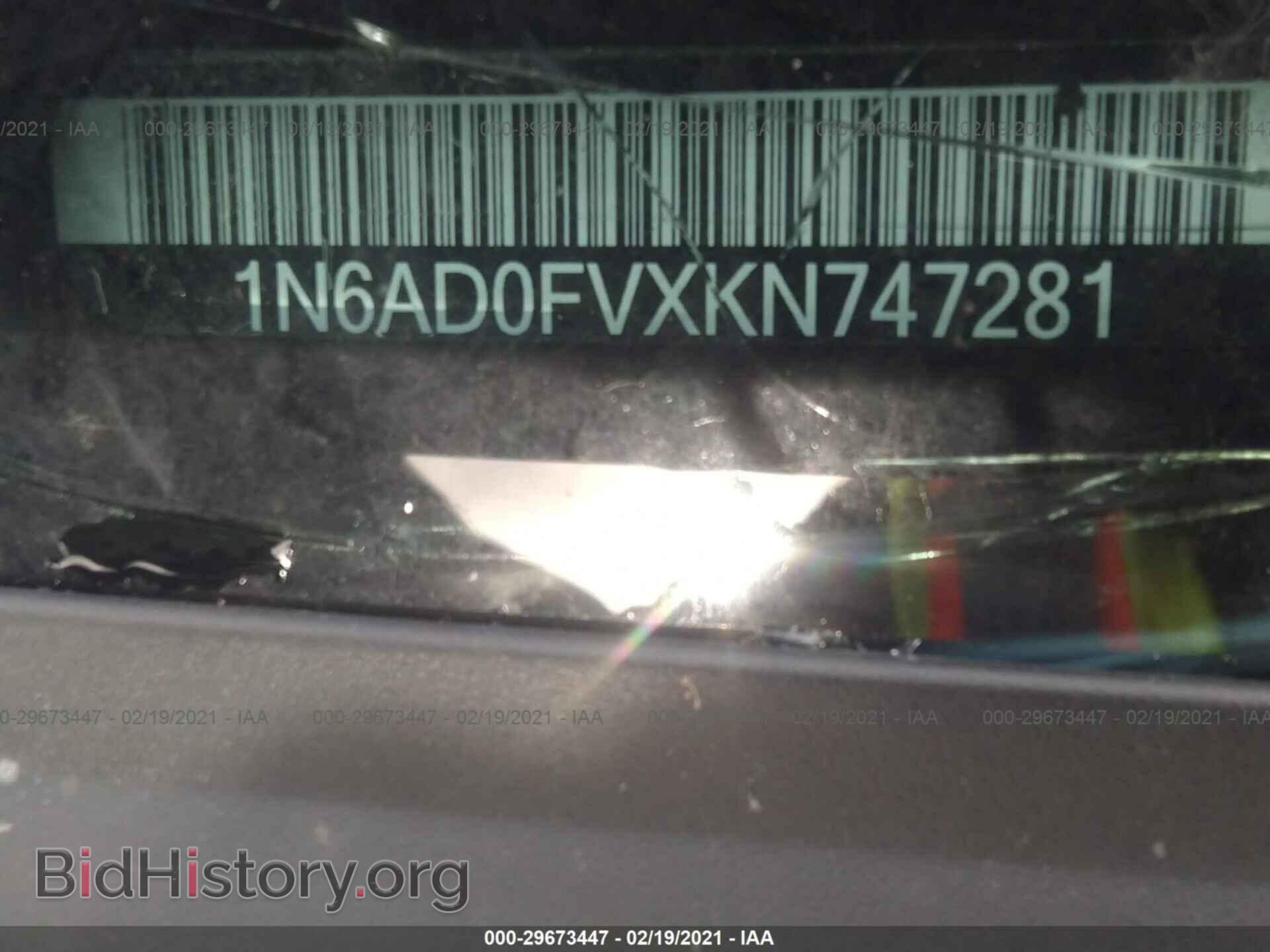 2019 NISSAN FRONTIER - VIN: 1N6AD0FVXKN747281 - Фото 9