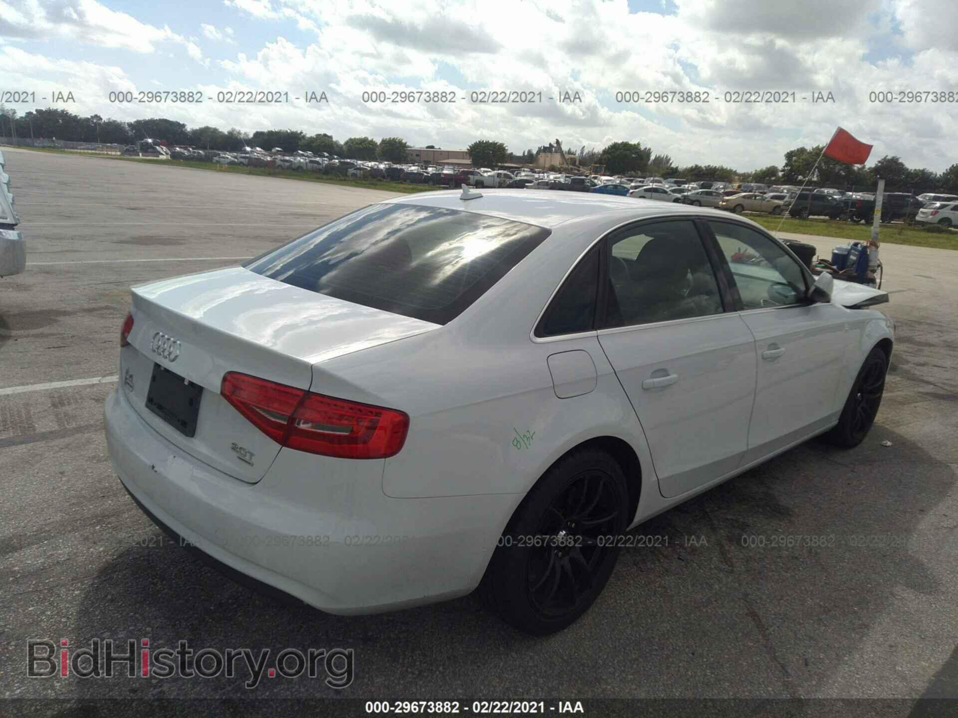 2013 AUDI A4 - VIN: WAUFFAFL6DN024129 - Photo 4