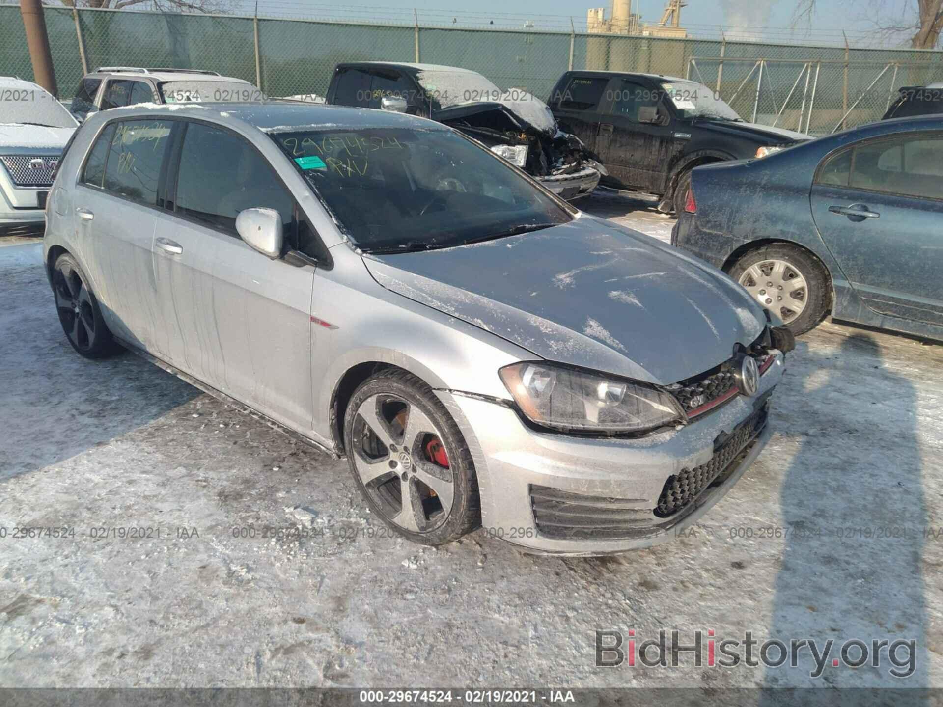 Photo 3VW5T7AU3GM063184 - VOLKSWAGEN GOLF GTI 2016