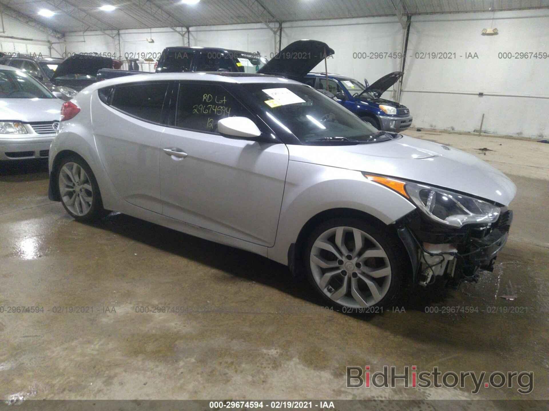 Photo KMHTC6AD2CU072223 - HYUNDAI VELOSTER 2012