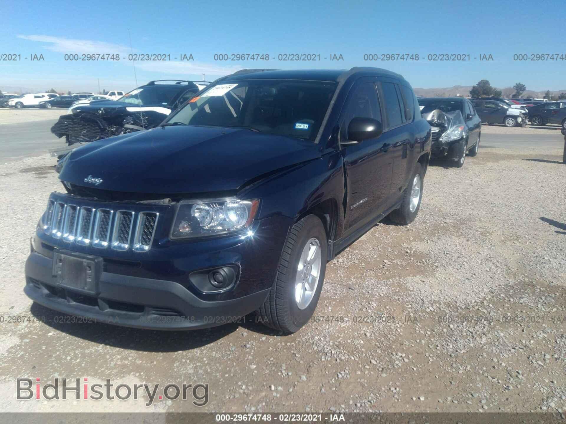 2014 JEEP COMPASS - VIN: 1C4NJCBA9ED725851 - Фото 2