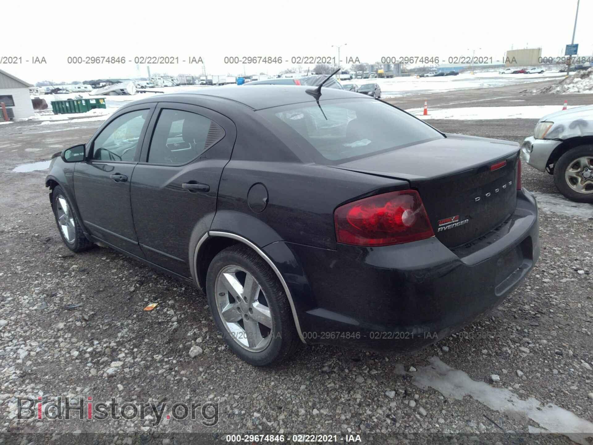 2011 DODGE AVENGER - VIN: 1B3BD1FB6BN558857 - Фото 3