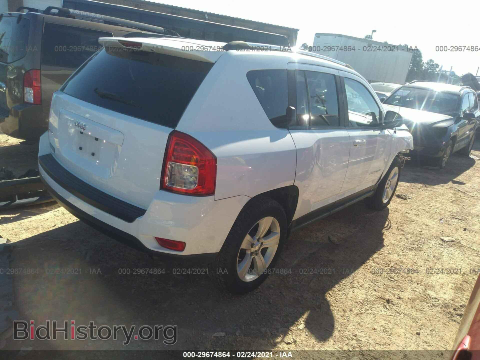 2012 JEEP COMPASS - VIN: 1C4NJDBB7CD569630 - Фото 4