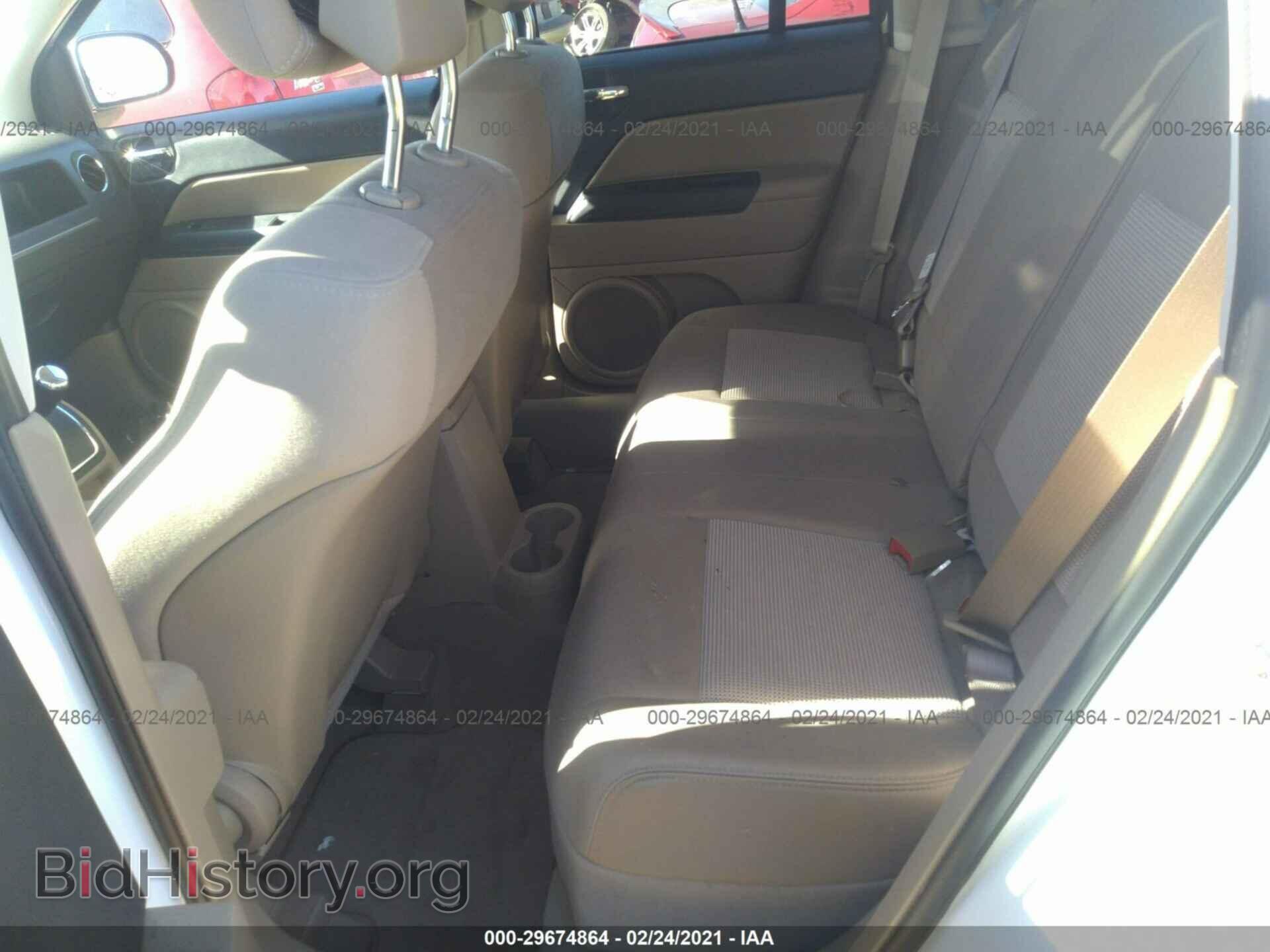 2012 JEEP COMPASS - VIN: 1C4NJDBB7CD569630 - Фото 8