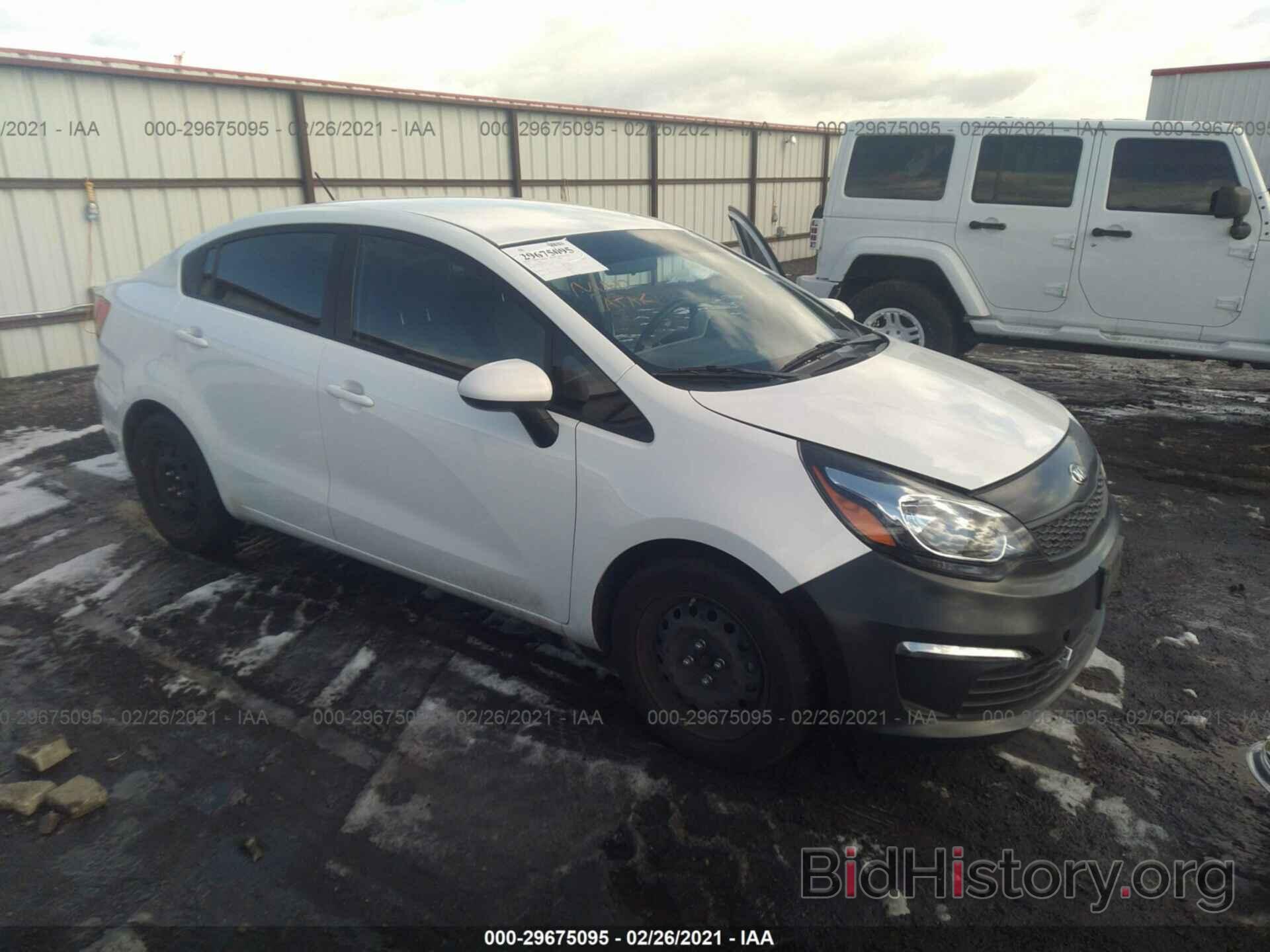 Photo KNADM4A32G6686116 - KIA RIO 2016