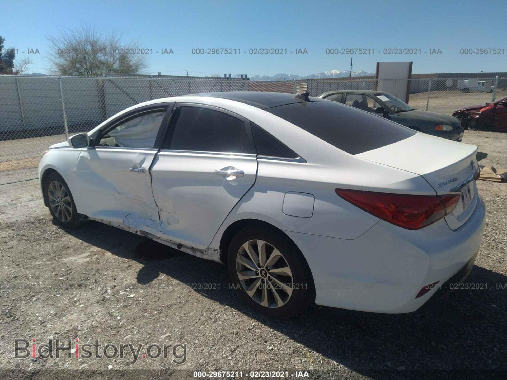 2014 HYUNDAI SONATA - VIN: 5NPEC4AC6EH854577 - Фото 3