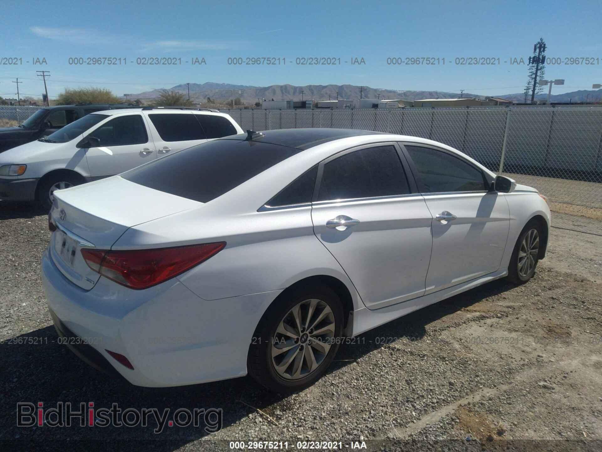 2014 HYUNDAI SONATA - VIN: 5NPEC4AC6EH854577 - Фото 4
