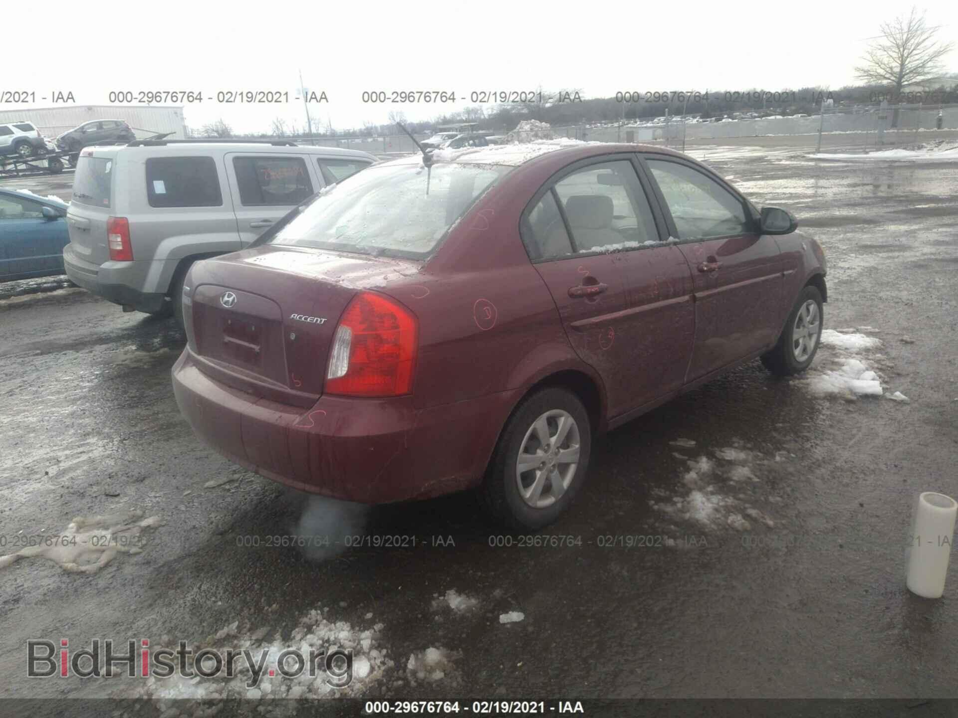 2009 HYUNDAI ACCENT - VIN: KMHCN46C39U321555 - Фото 4