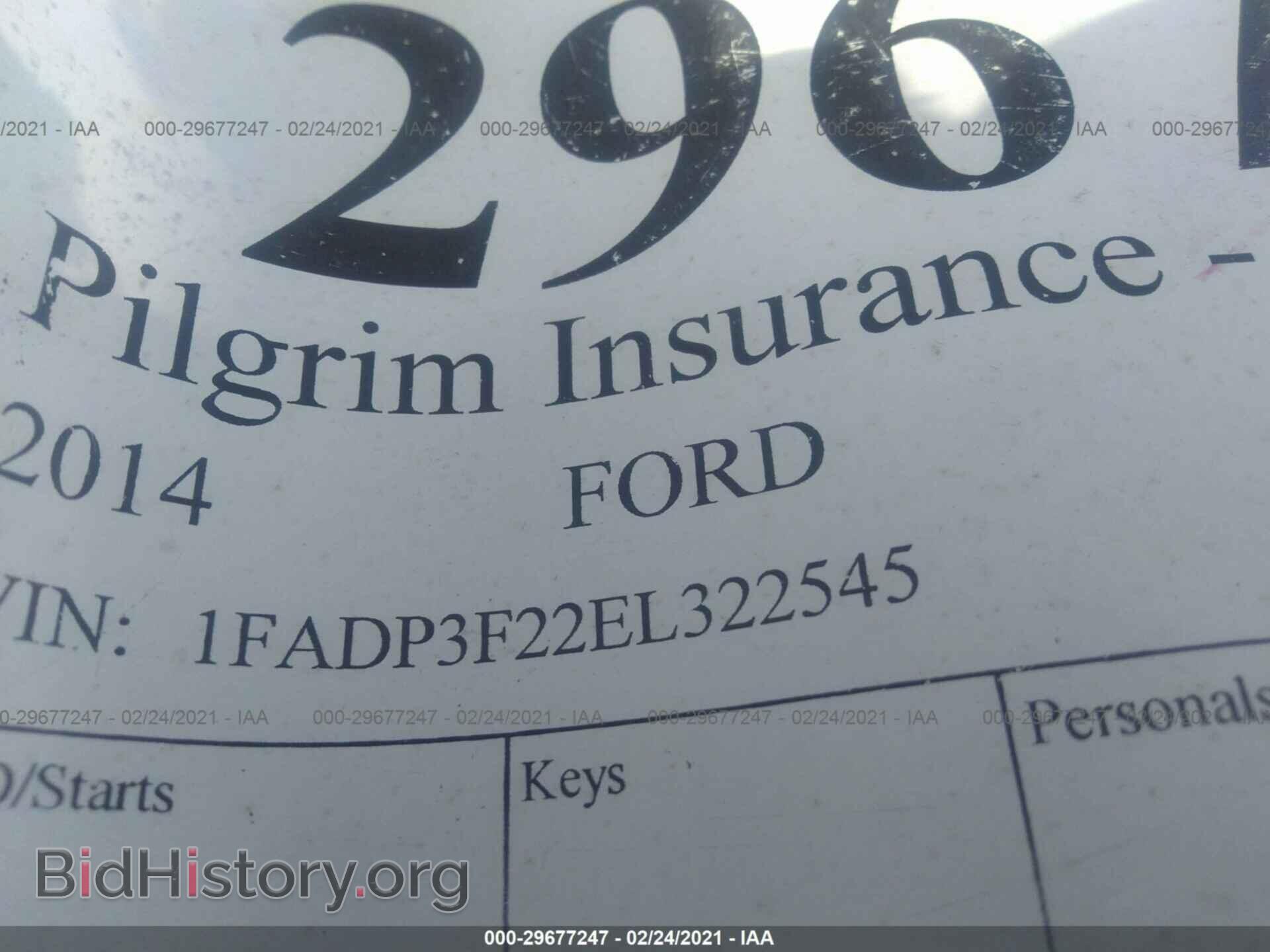 2014 FORD FOCUS - VIN: 1FADP3F22EL322545 - Фото 9