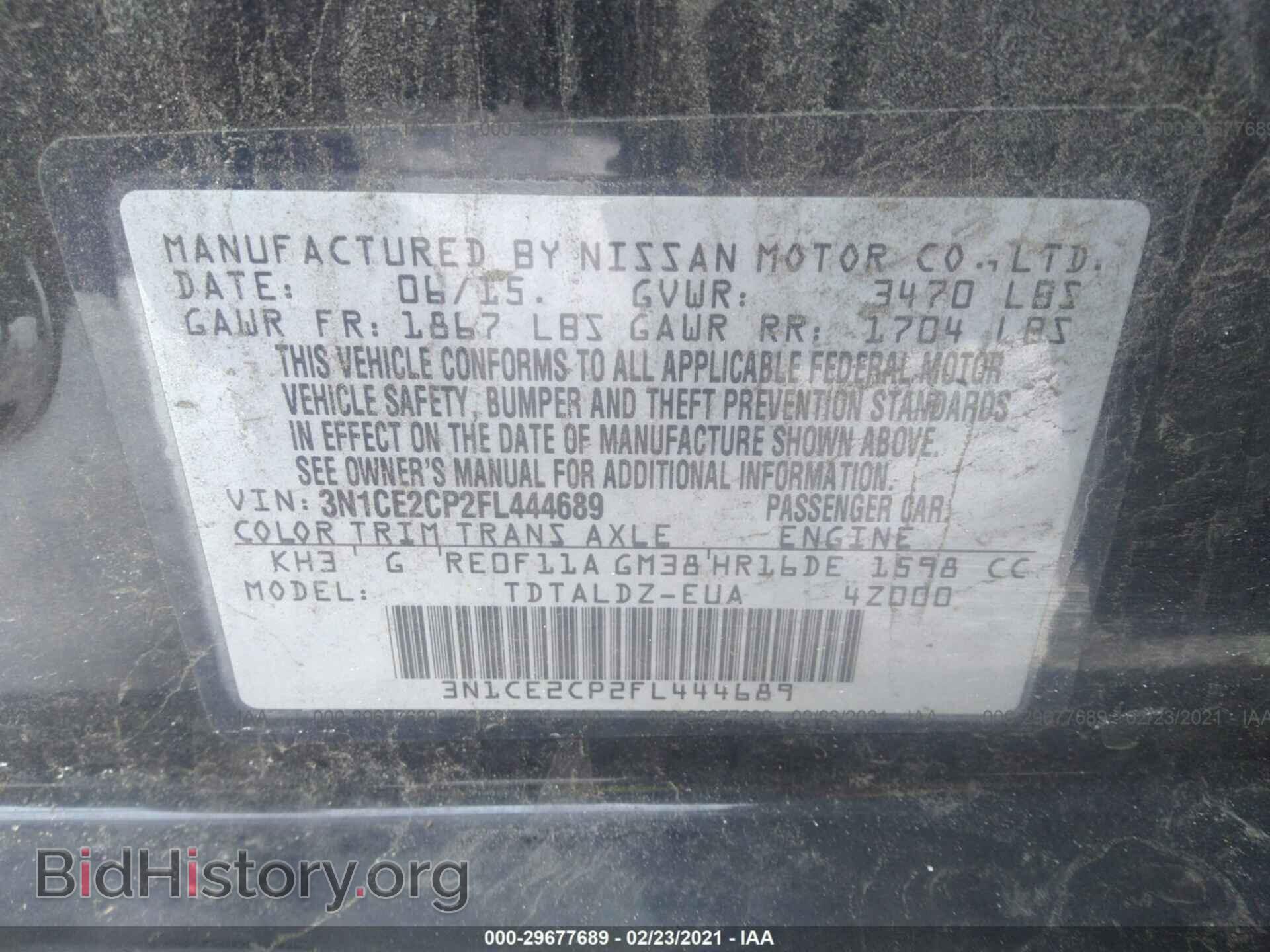 2015 NISSAN VERSA NOTE - VIN: 3N1CE2CP2FL444689 - Photo 9