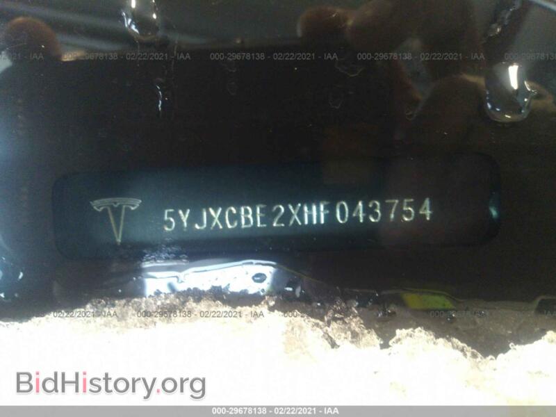 2017 Tesla MODEL X (VIN 5YJXCBE2XHF043754) — photo 9 of 11