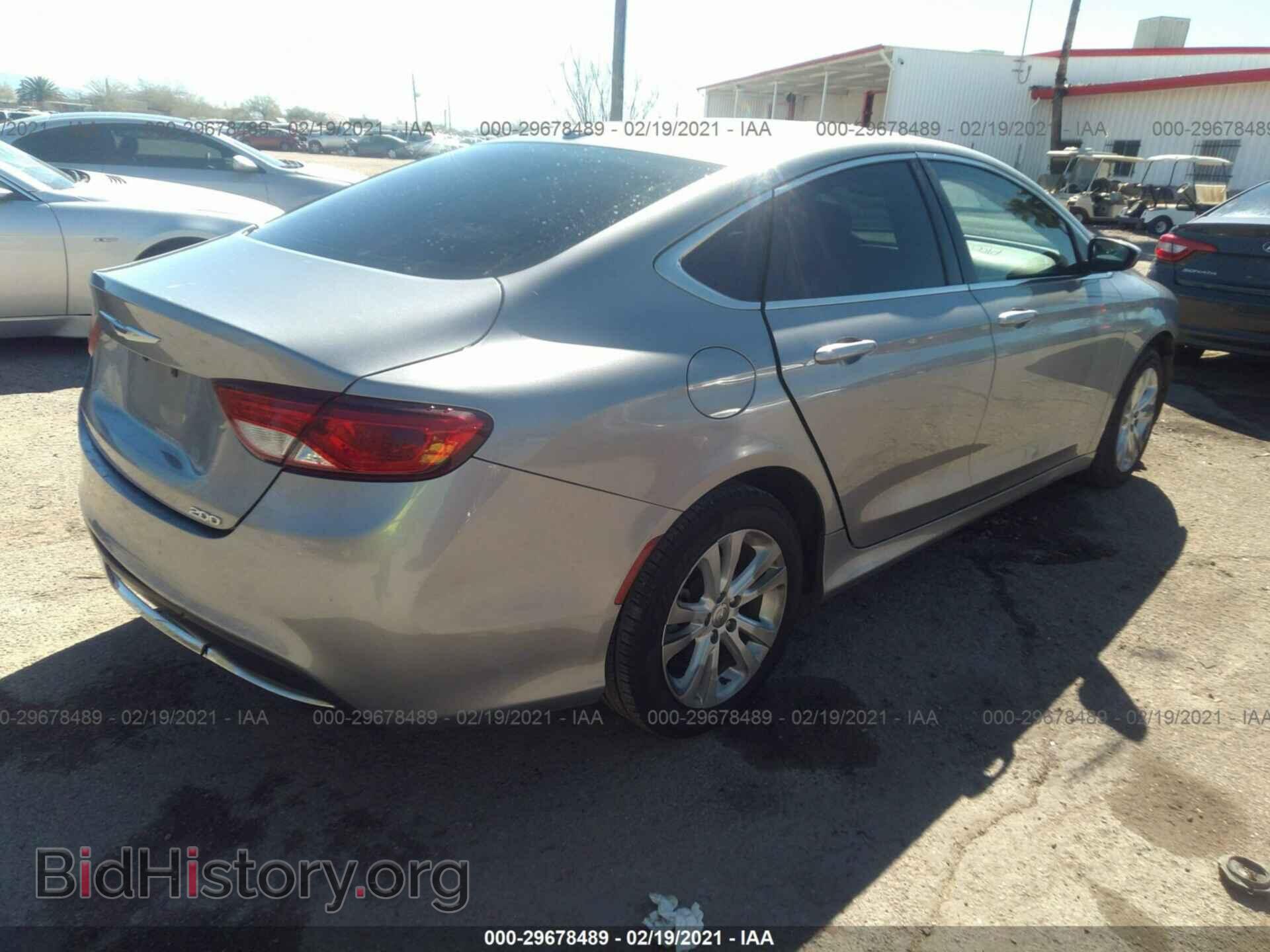 2015 CHRYSLER 200 - VIN: 1C3CCCAB3FN714484 - Photo 4