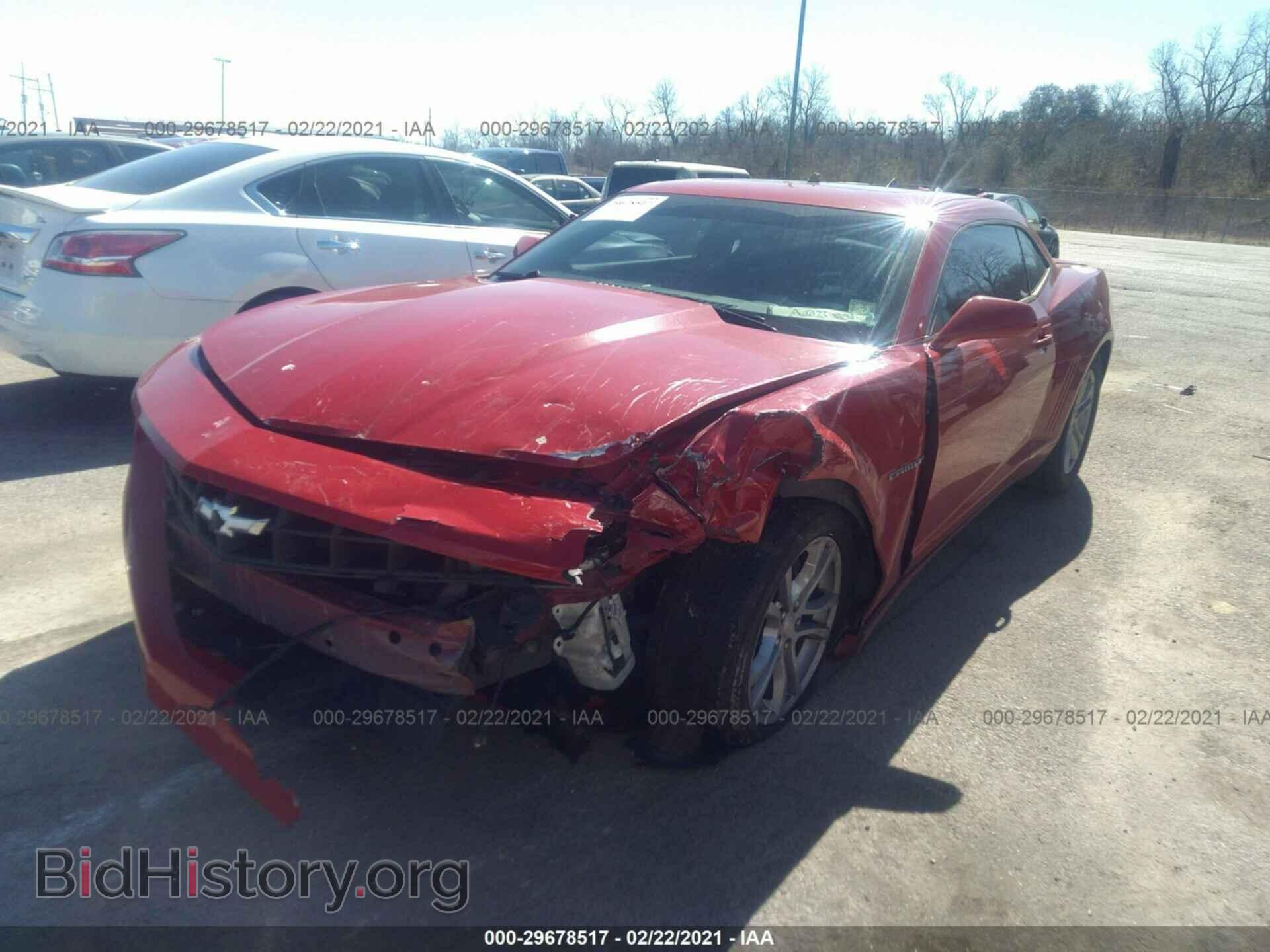 2013 CHEVROLET CAMARO - VIN: 2G1FB1E35D9103285 - Фото 2