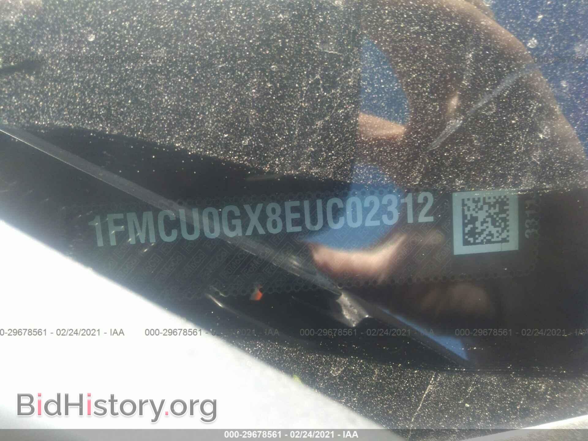 2014 FORD ESCAPE - VIN: 1FMCU0GX8EUC02312 - Фото 9
