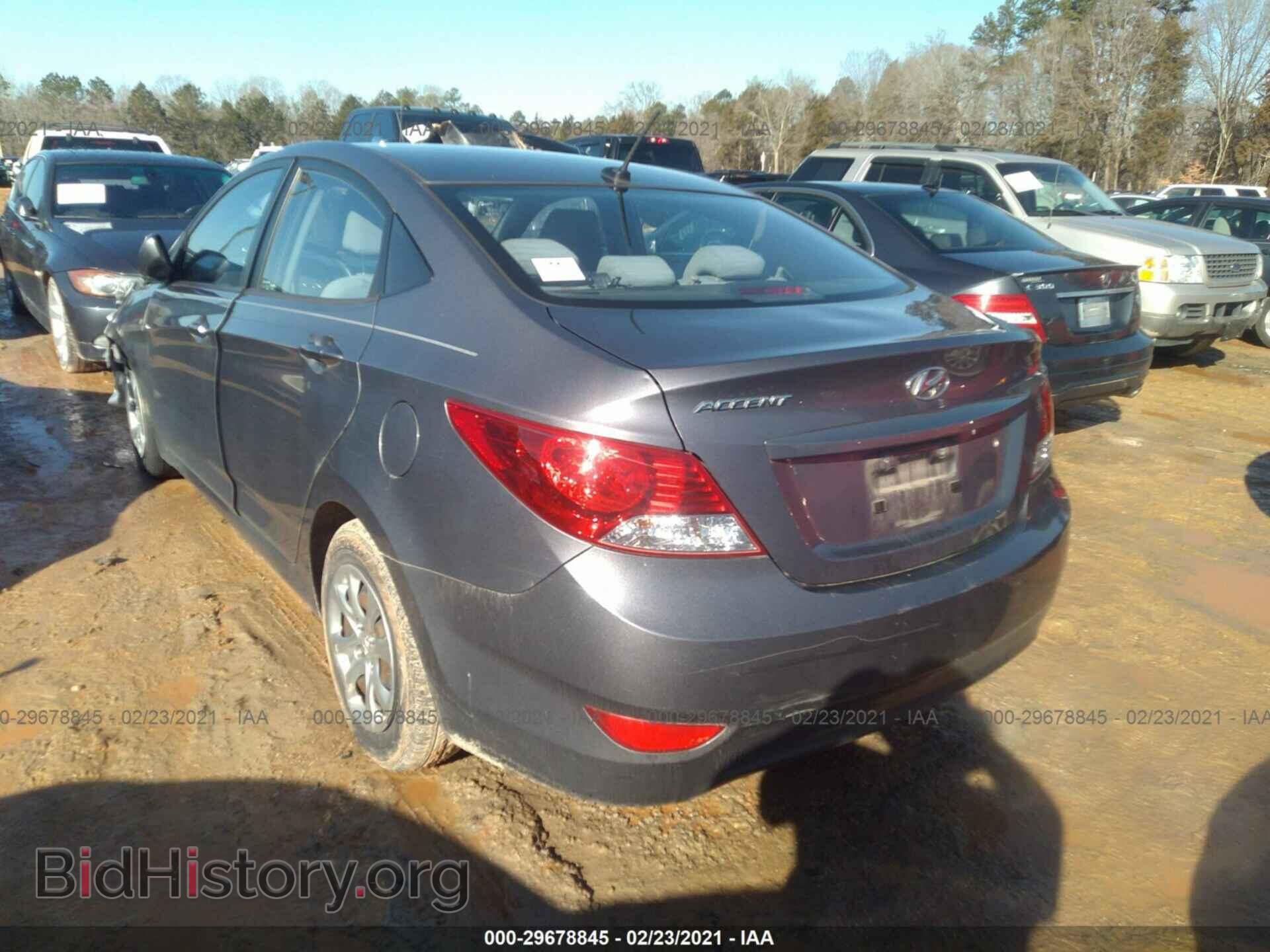 2014 HYUNDAI ACCENT - VIN: KMHCT4AE0EU604438 - Фото 3