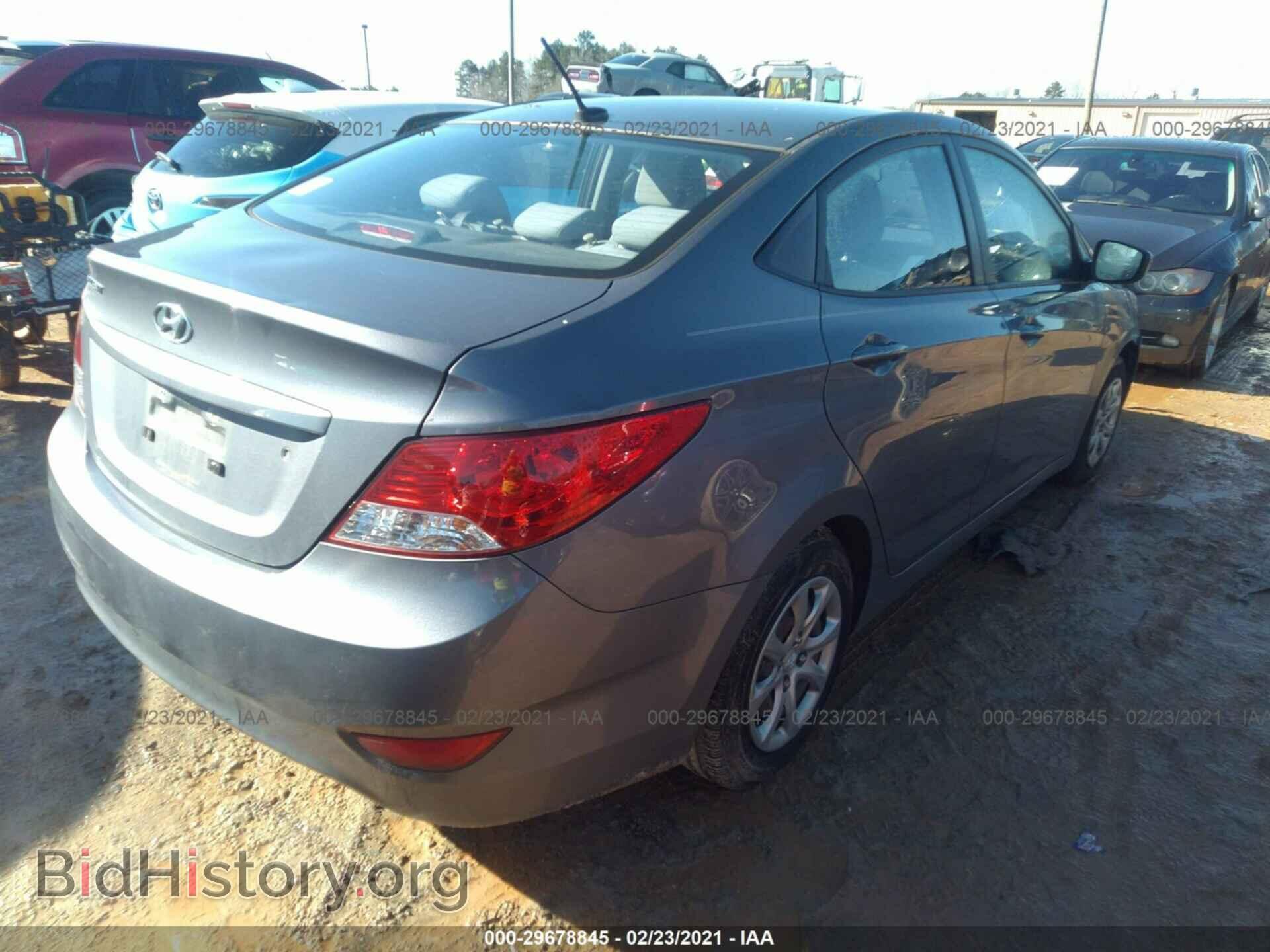 2014 HYUNDAI ACCENT - VIN: KMHCT4AE0EU604438 - Фото 4
