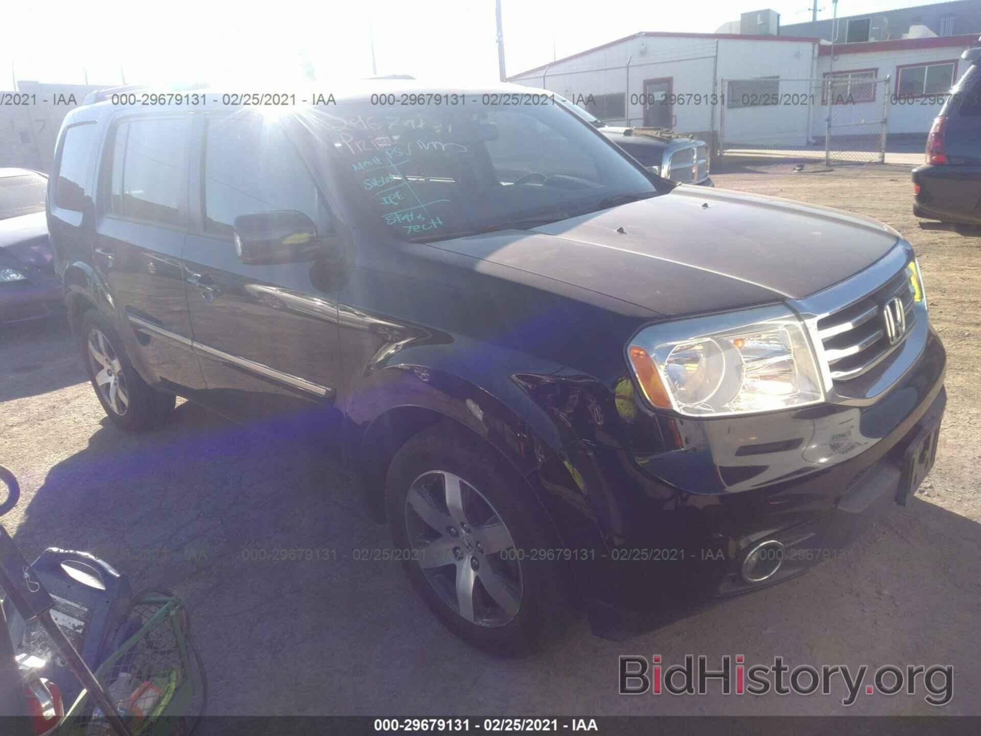 Photo 5FNYF4H91DB071100 - HONDA PILOT 2013