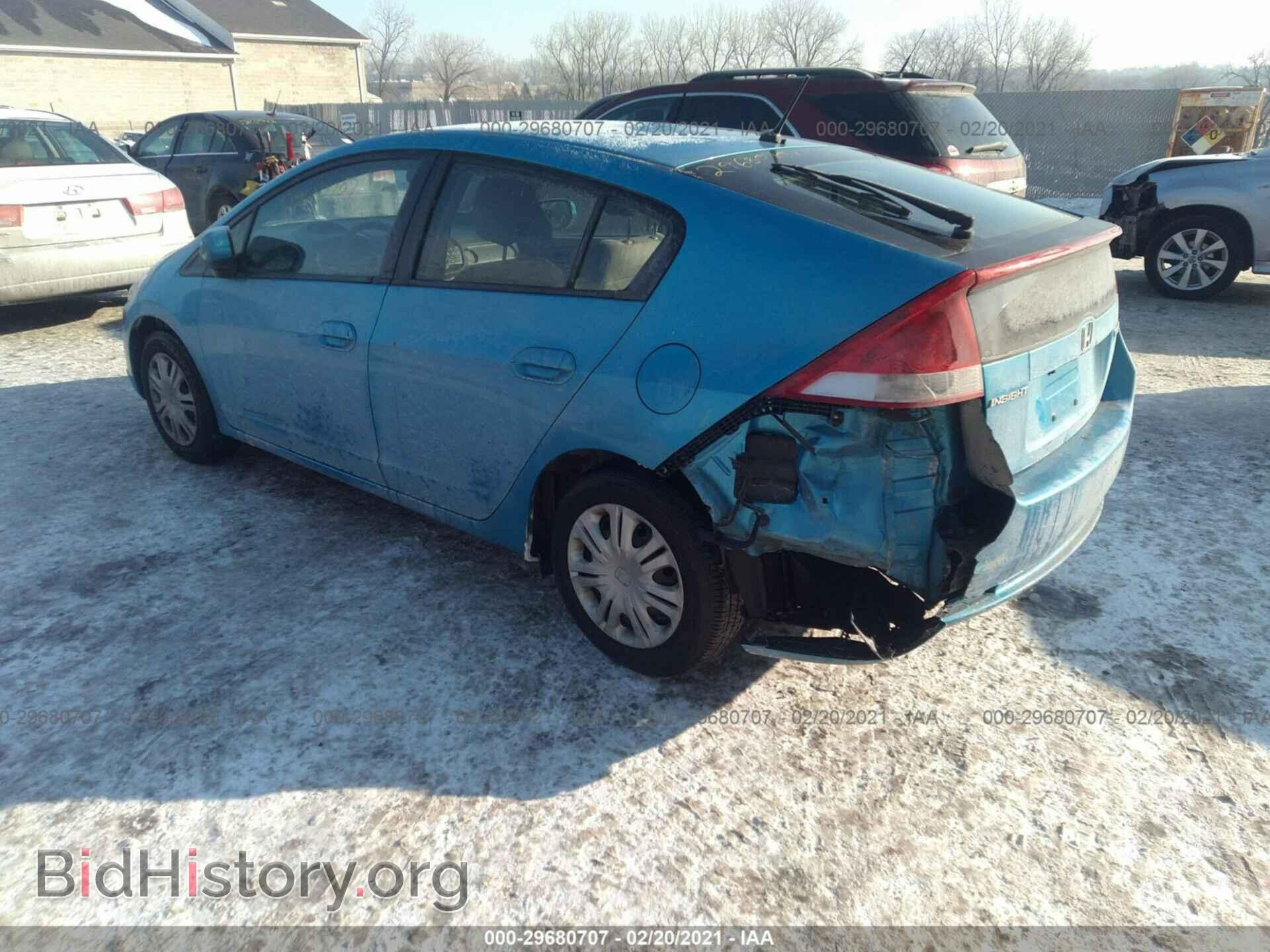 2010 HONDA INSIGHT - VIN: JHMZE2H59AS032129 - Фото 3