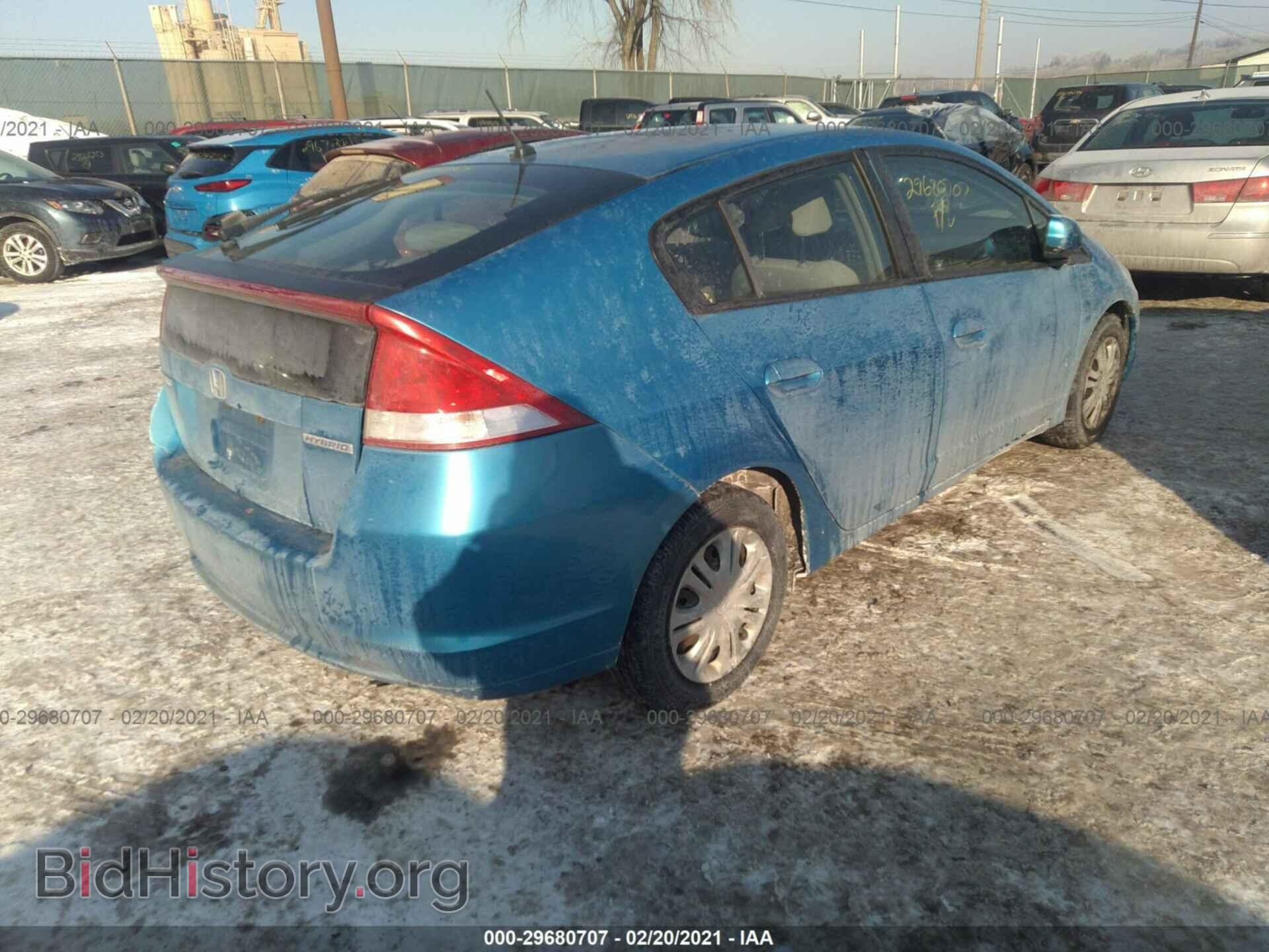 2010 HONDA INSIGHT - VIN: JHMZE2H59AS032129 - Фото 4