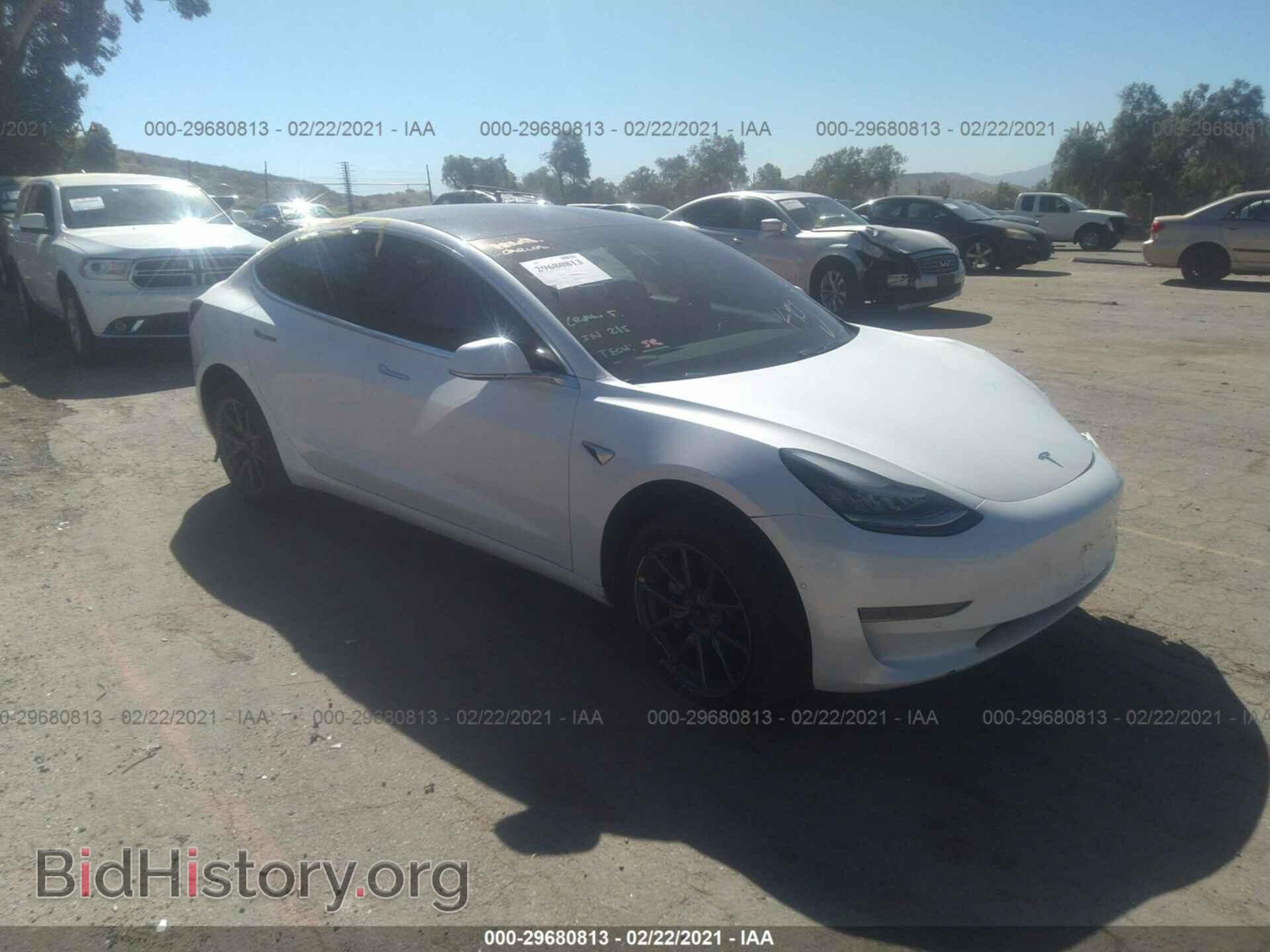 Photo 5YJ3E1EA3KF485213 - TESLA MODEL 3 2019