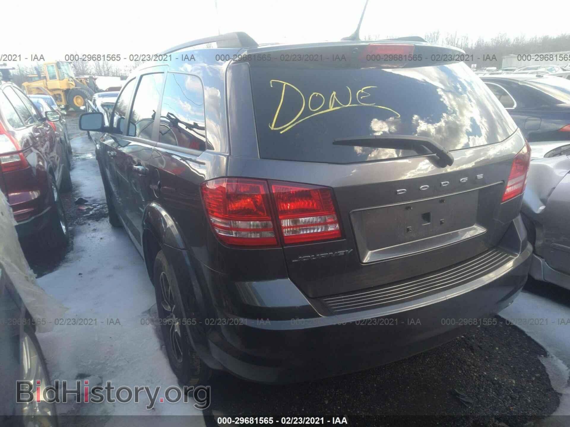 2017 DODGE JOURNEY - VIN: 3C4PDCAB8HT581704 - Фото 3