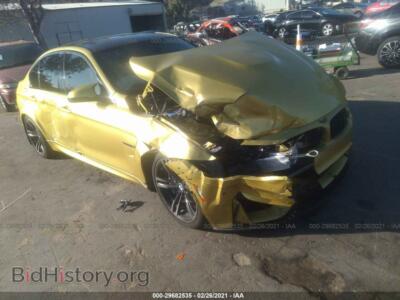 2018 BMW M3, золотистый — VIN WBS8M9C5XJ5J79647, IAAI