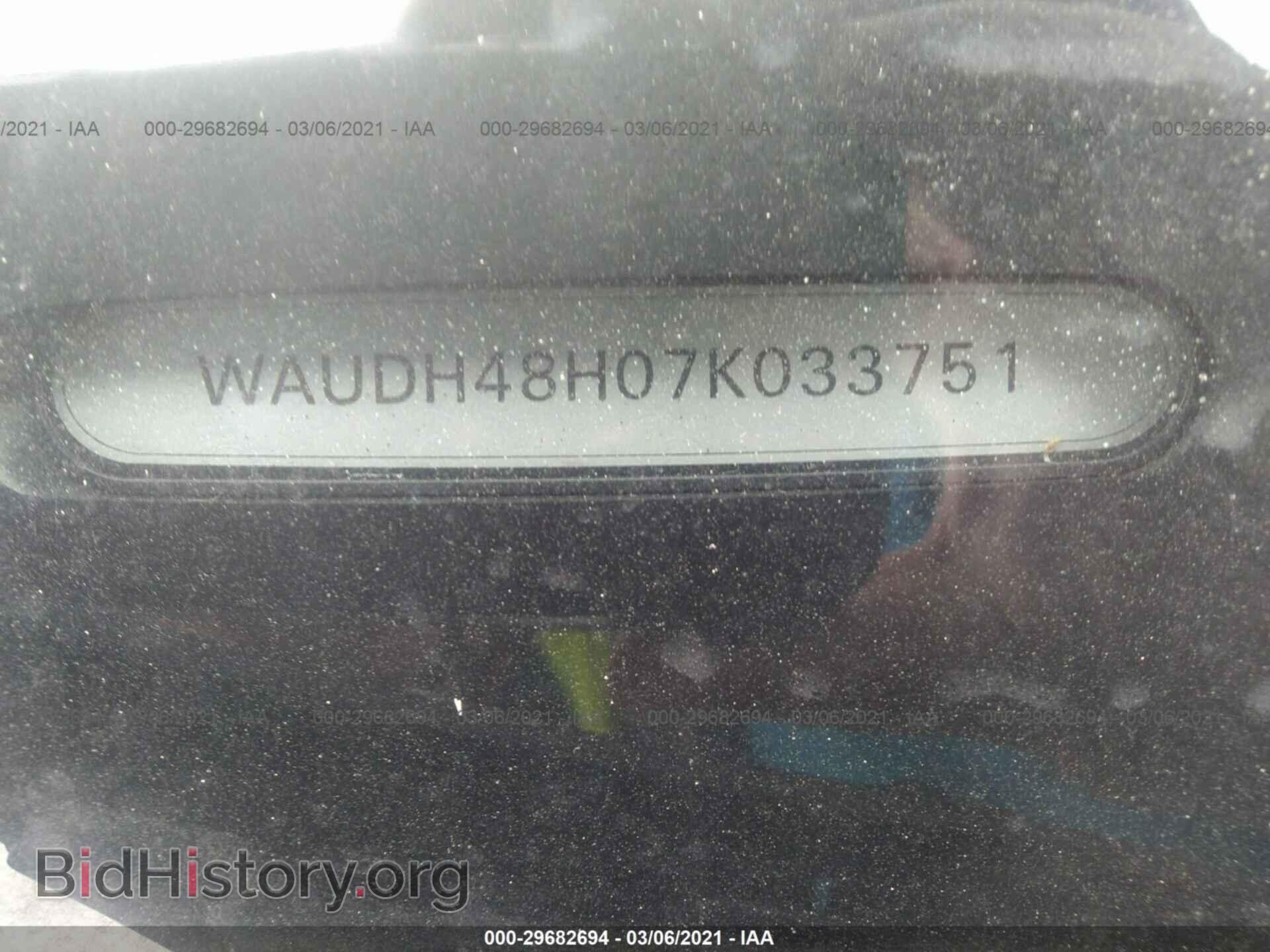 2007 AUDI A4 - VIN: WAUDH48H07K033751 - Фото 9
