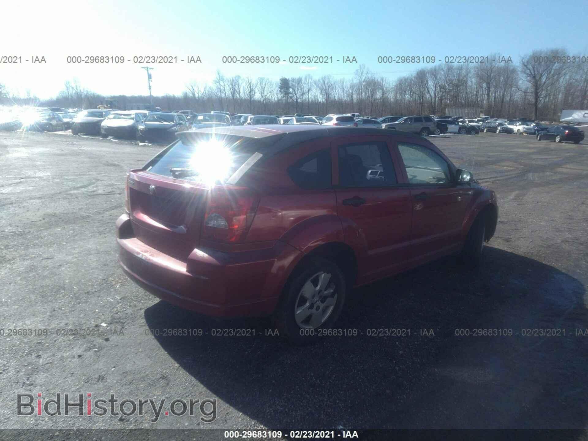 2007 DODGE CALIBER - VIN: 1B3HB28B07D181989 - Фото 4