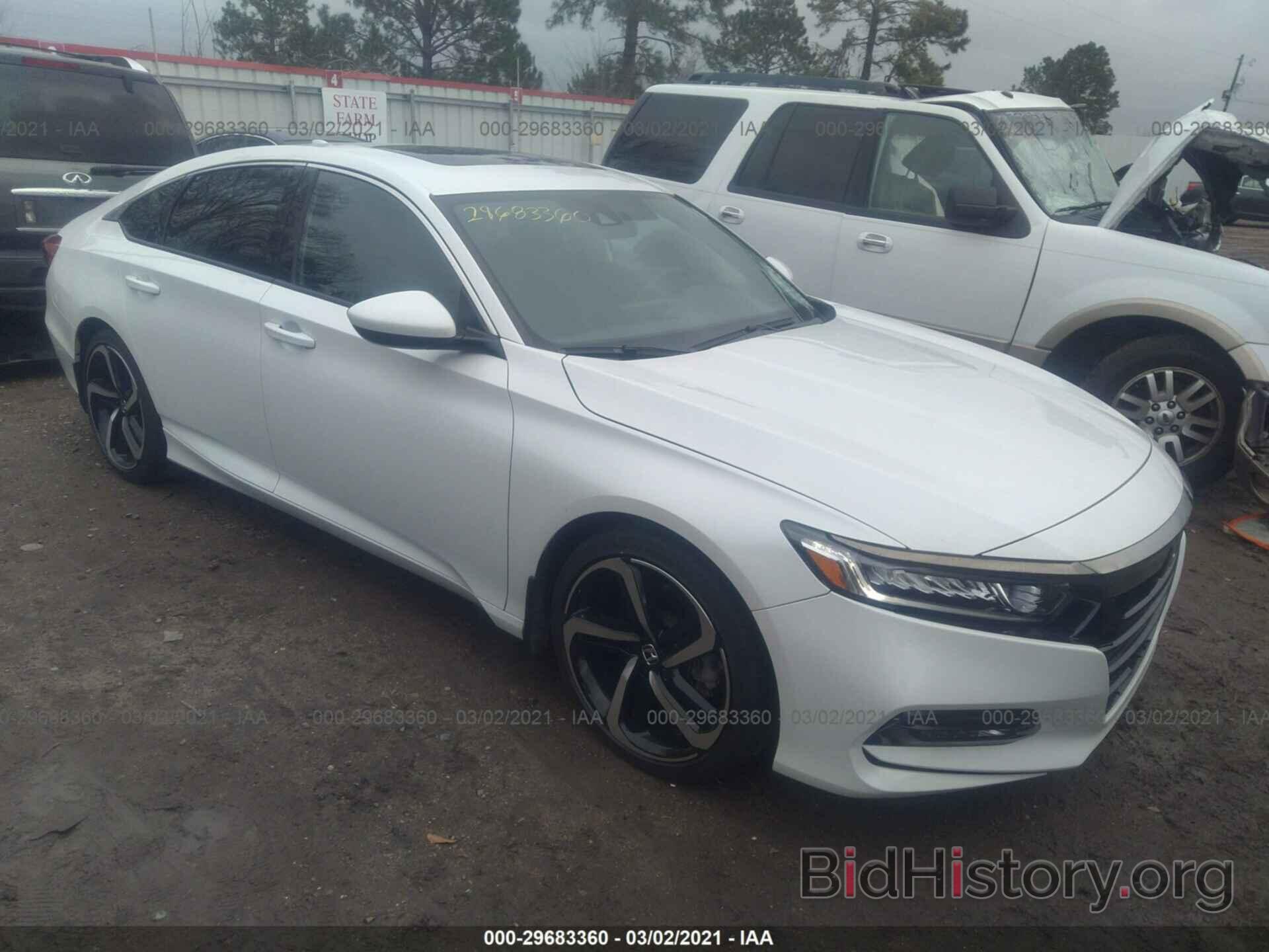 Фотография 1HGCV2F35KA002126 - HONDA ACCORD SEDAN 2019