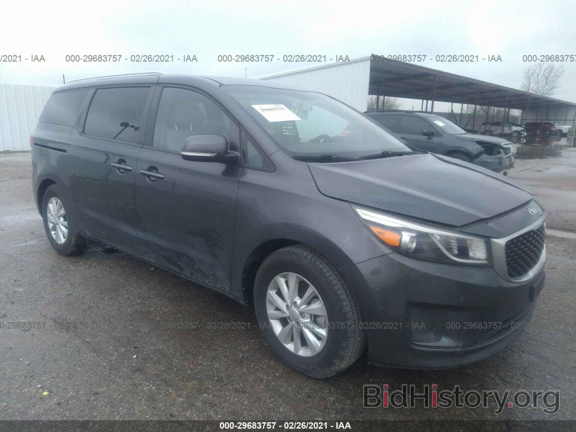 Photo KNDMB5C16G6097788 - KIA SEDONA 2016