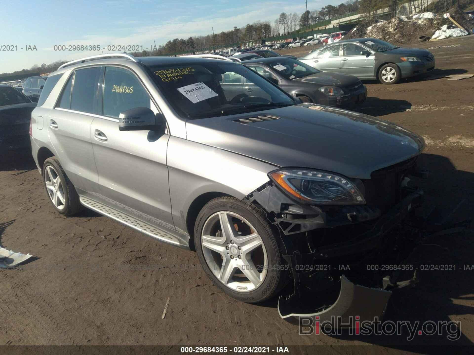 Photo 4JGDA5HB2EA350972 - MERCEDES-BENZ M-CLASS 2014