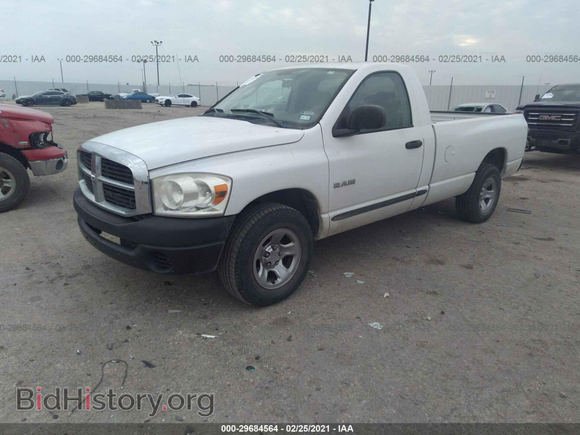 2008 DODGE RAM 1500 - VIN: 1D7HA16K88J111146 - Фото 2
