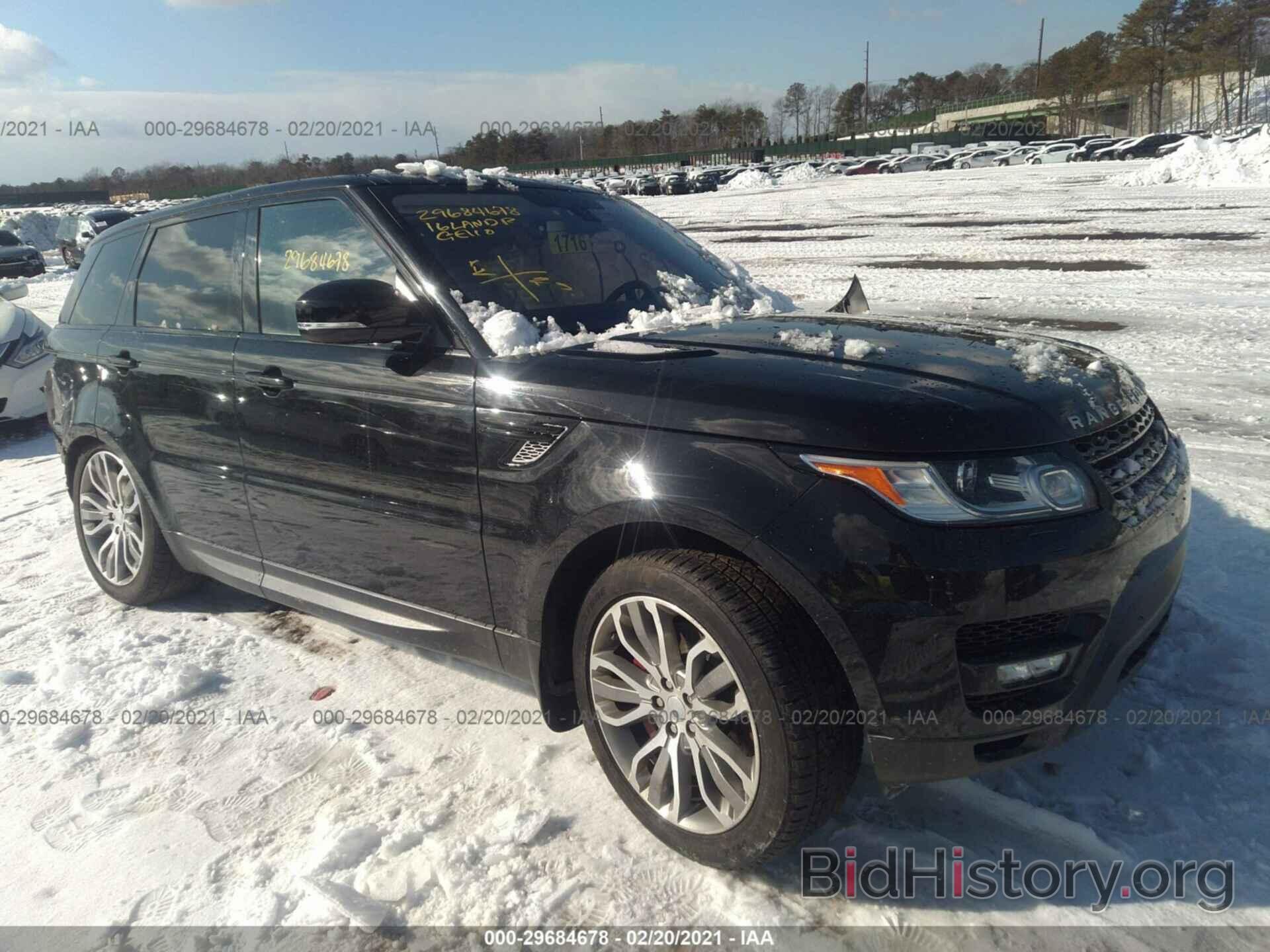 Photo SALWR2EF6GA581607 - LAND ROVER RANGE ROVER SPORT 2016