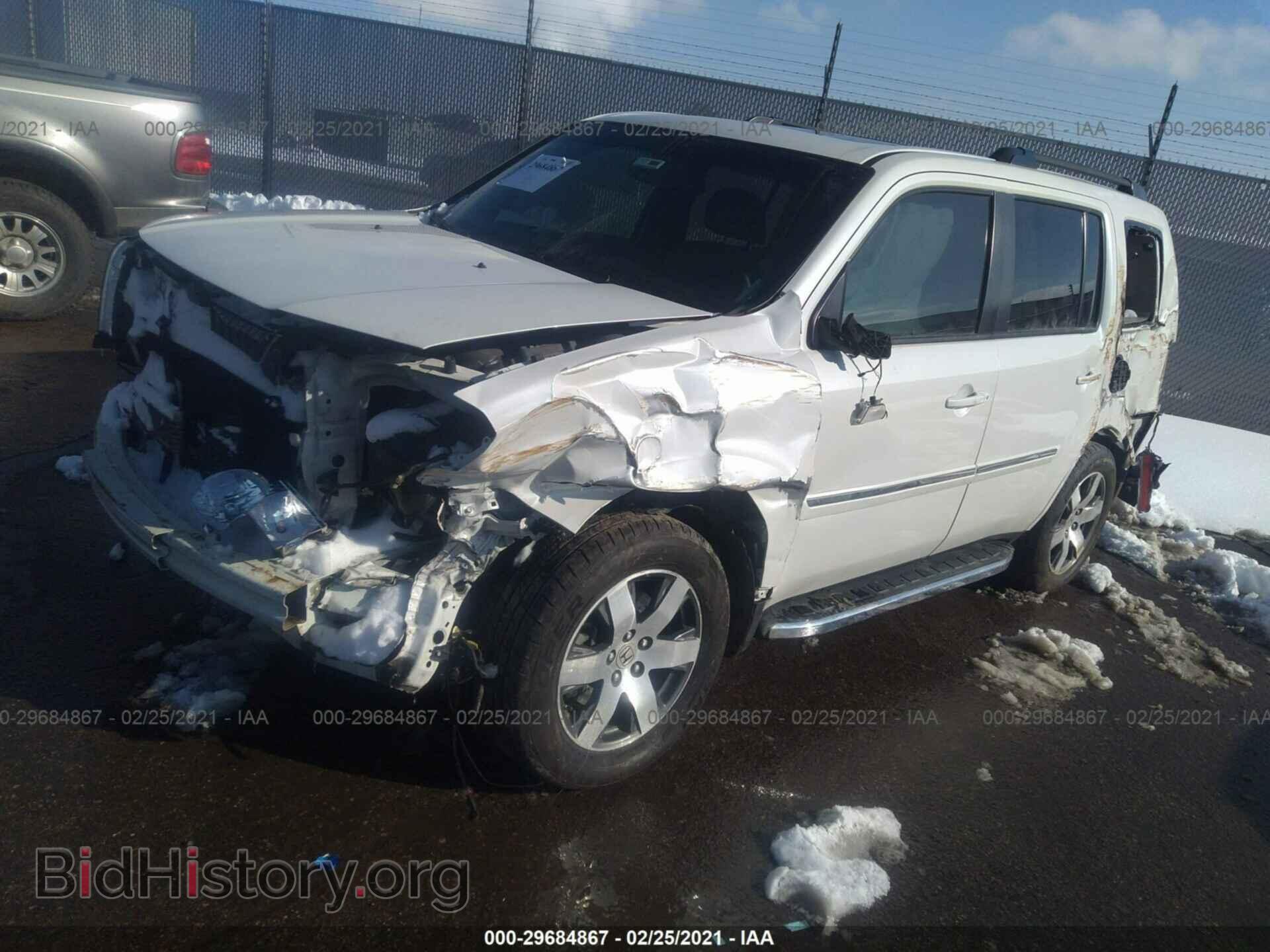 2013 HONDA PILOT - VIN: 5FNYF4H94DB070507 - Фото 2
