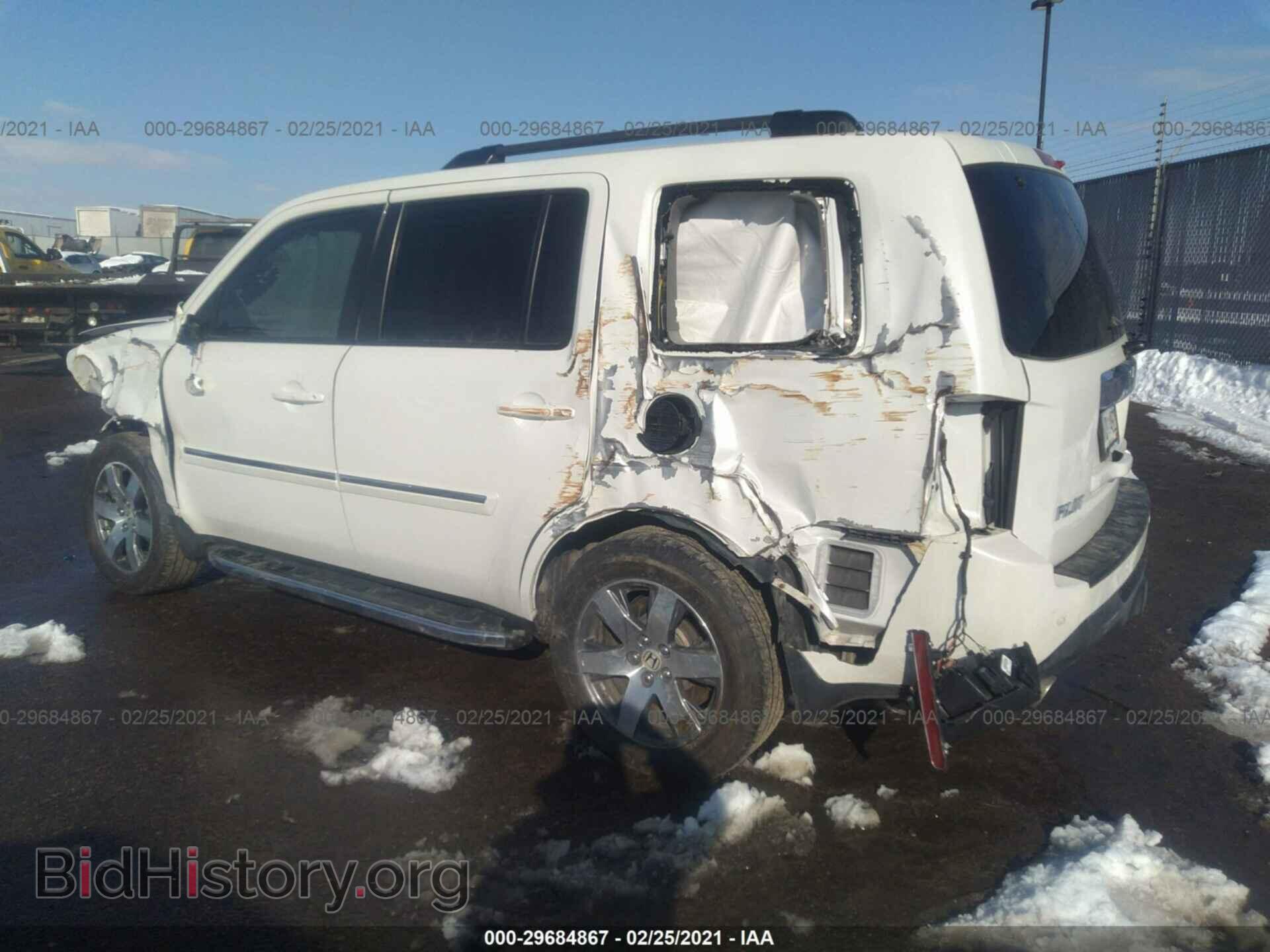 2013 HONDA PILOT - VIN: 5FNYF4H94DB070507 - Фото 3