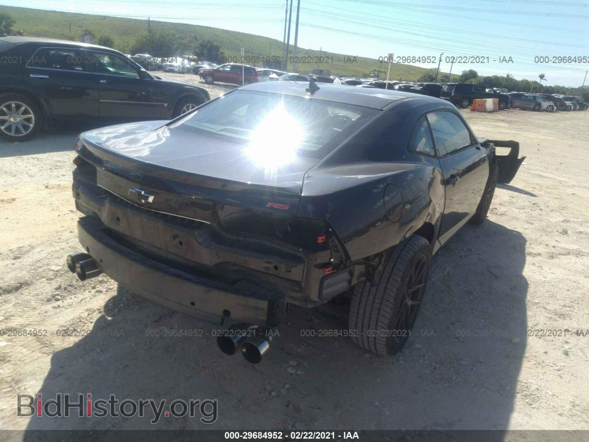 2012 CHEVROLET CAMARO - VIN: 2G1FE1E39C9163253 - Фото 4