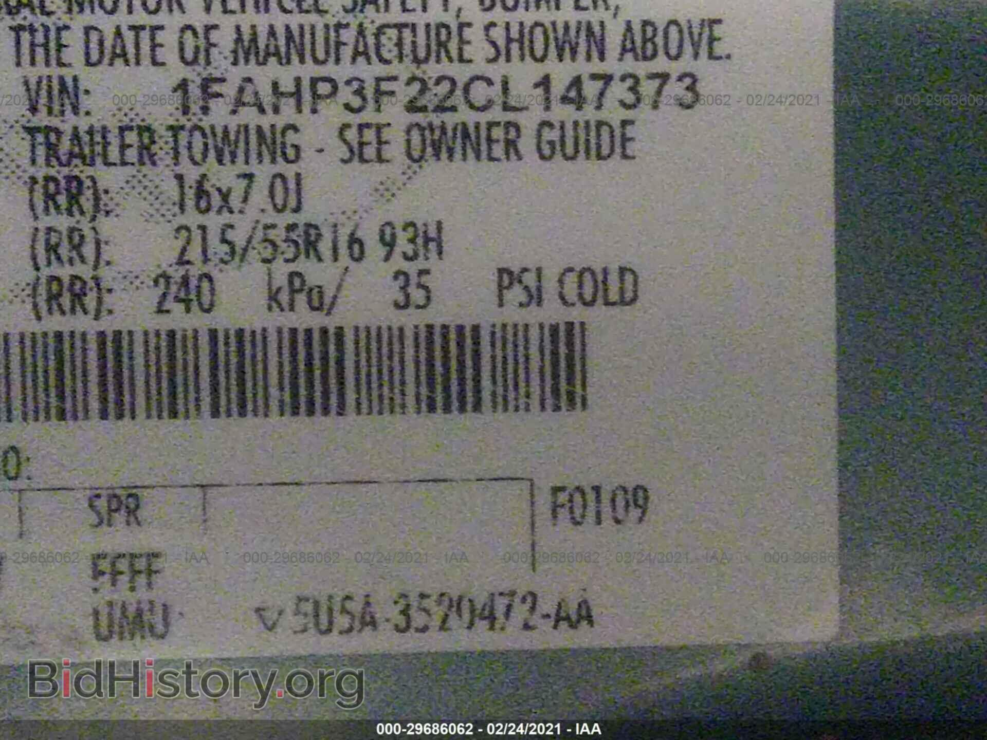2012 FORD FOCUS - VIN: 1FAHP3F22CL147373 - Photo 9