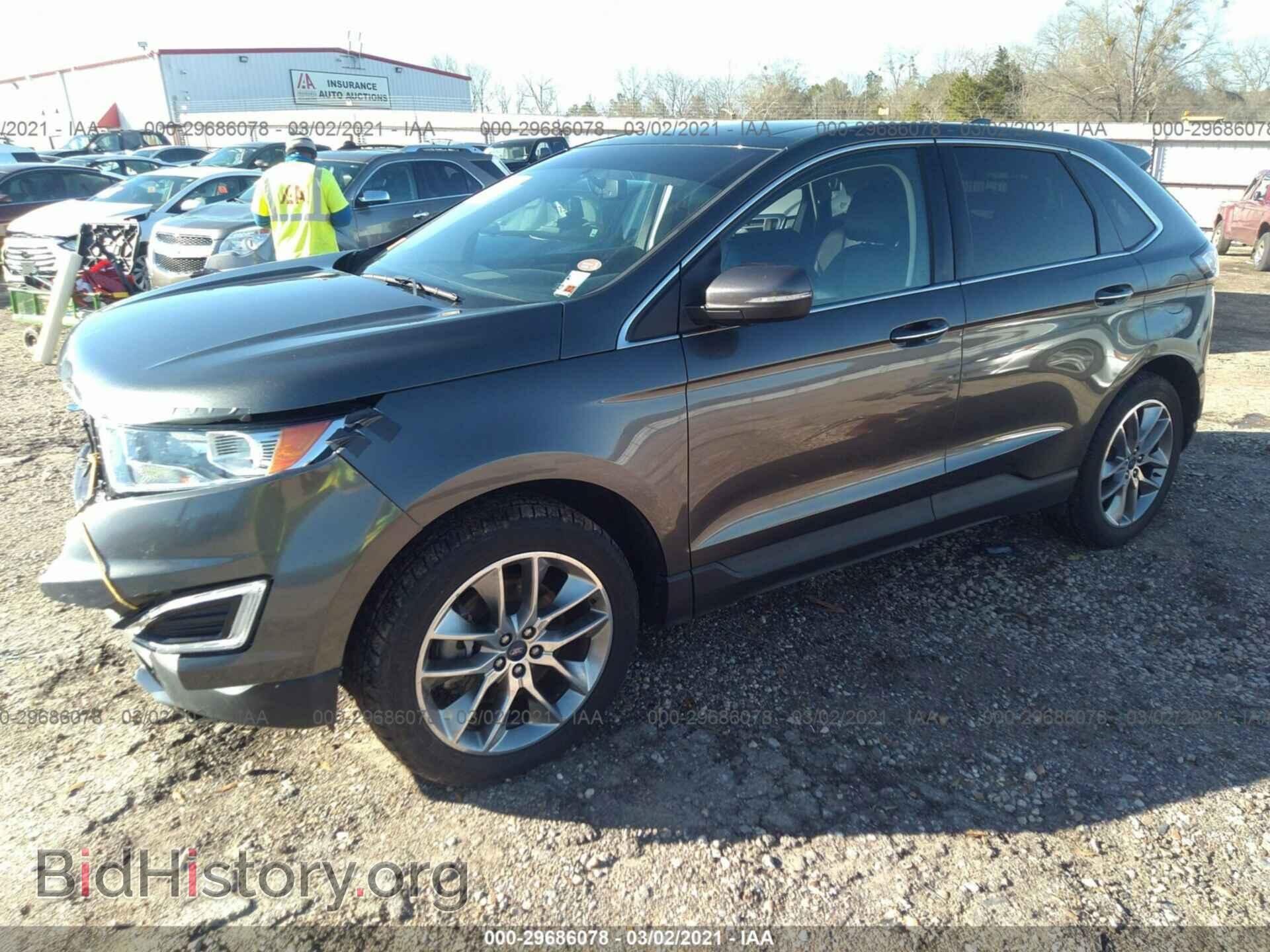 2015 FORD EDGE - VIN: 2FMTK3K82FBC37183 - Фото 2