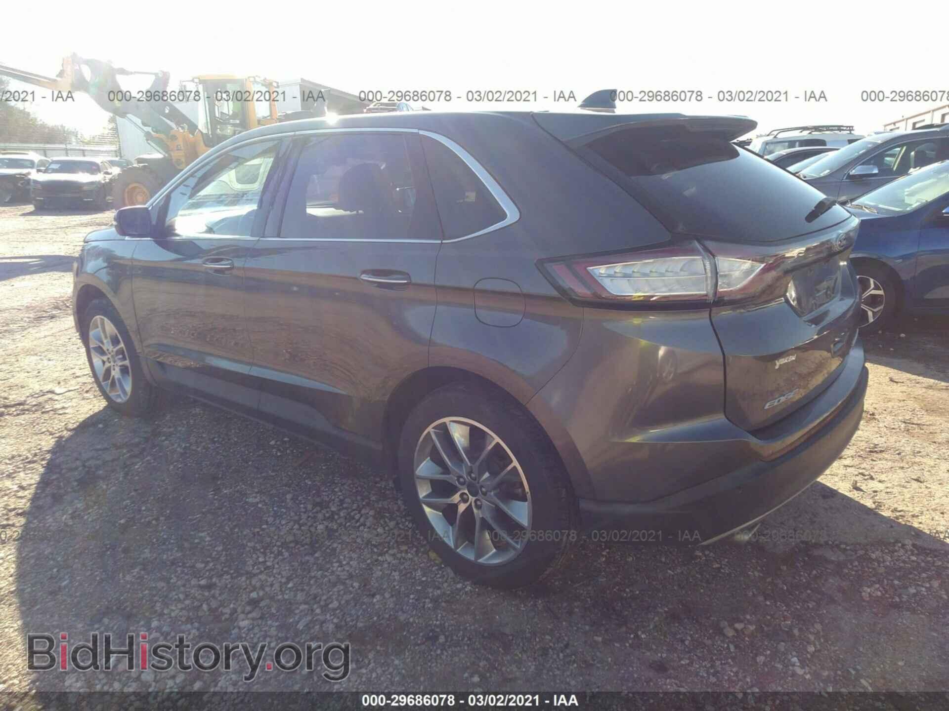 2015 FORD EDGE - VIN: 2FMTK3K82FBC37183 - Фото 3