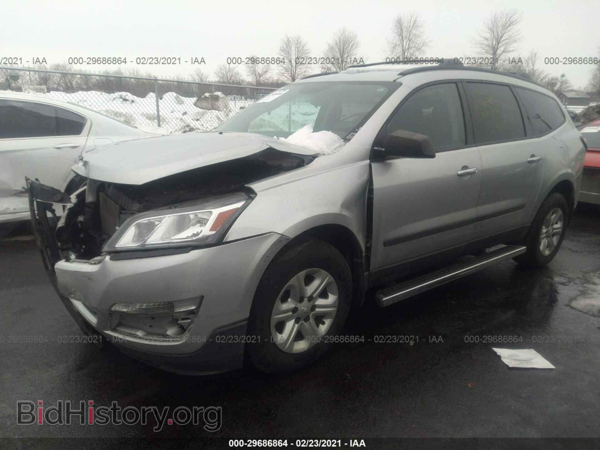 2014 CHEVROLET TRAVERSE - VIN: 1GNKRFKD1EJ365264 - Фото 2
