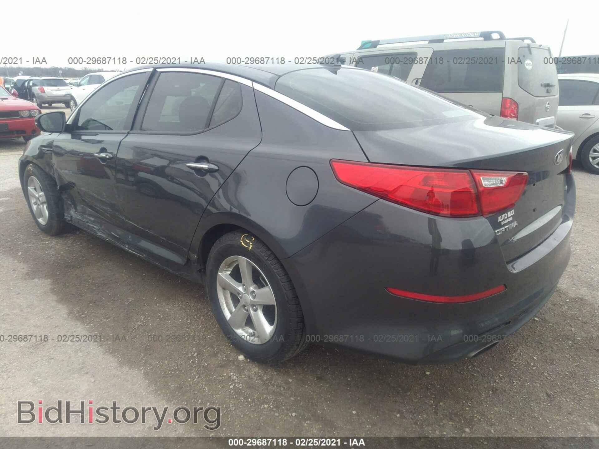 2015 KIA OPTIMA - VIN: KNAGM4A79F5634860 - Photo 3