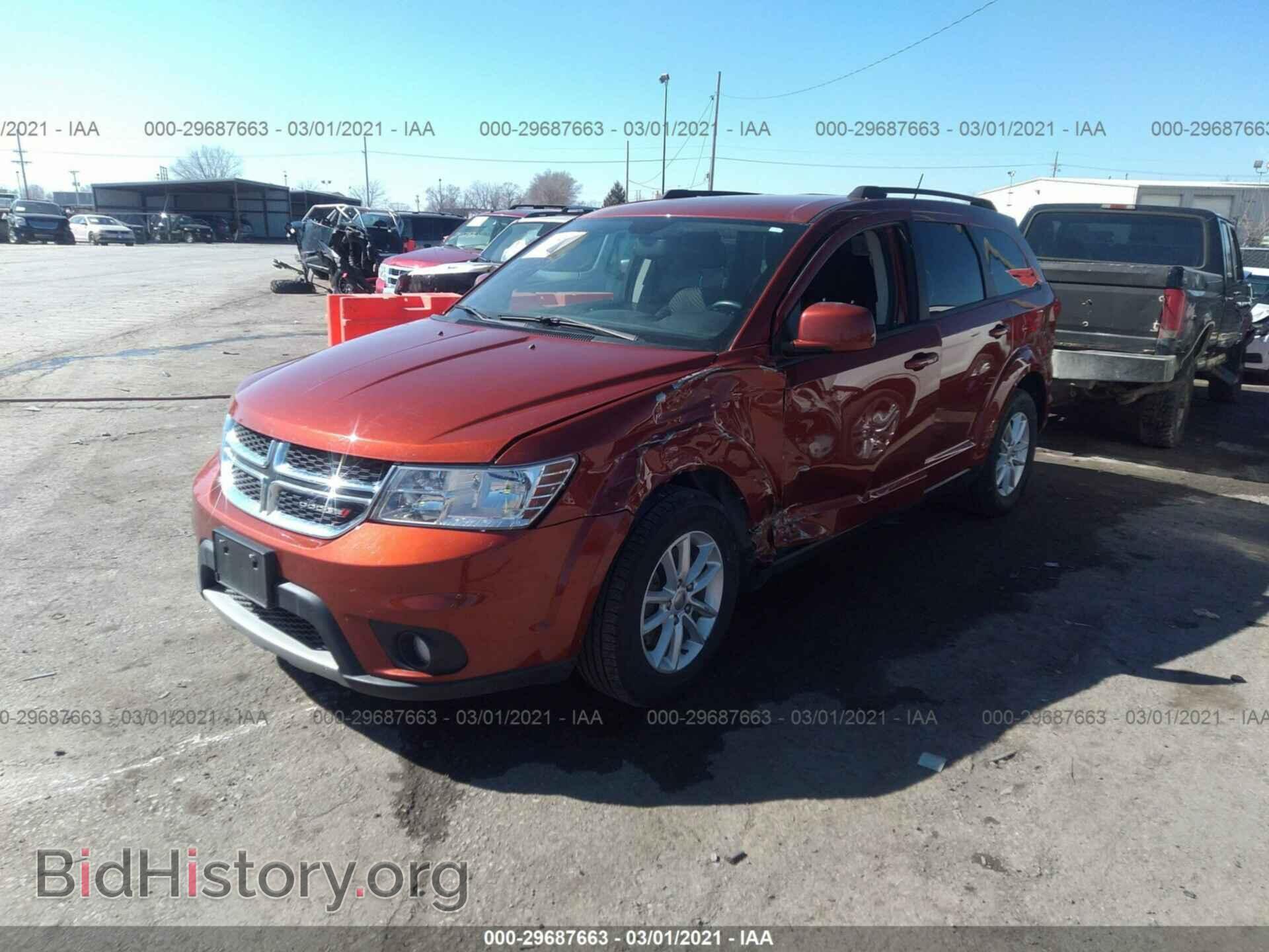 2014 DODGE JOURNEY - VIN: 3C4PDCBB2ET289766 - Фото 2