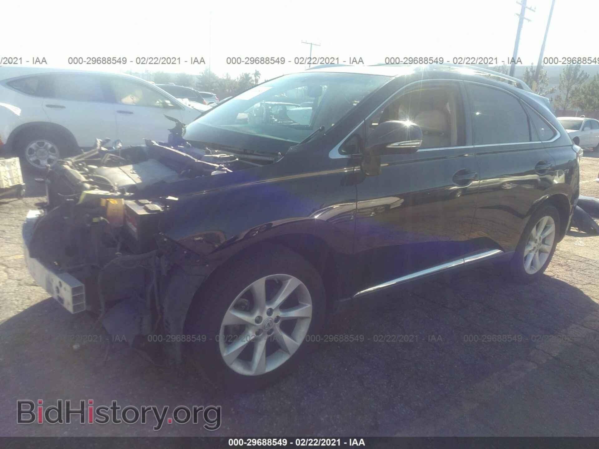 2011 LEXUS RX 350 - VIN: 2T2BK1BA2BC119705 - Фото 2