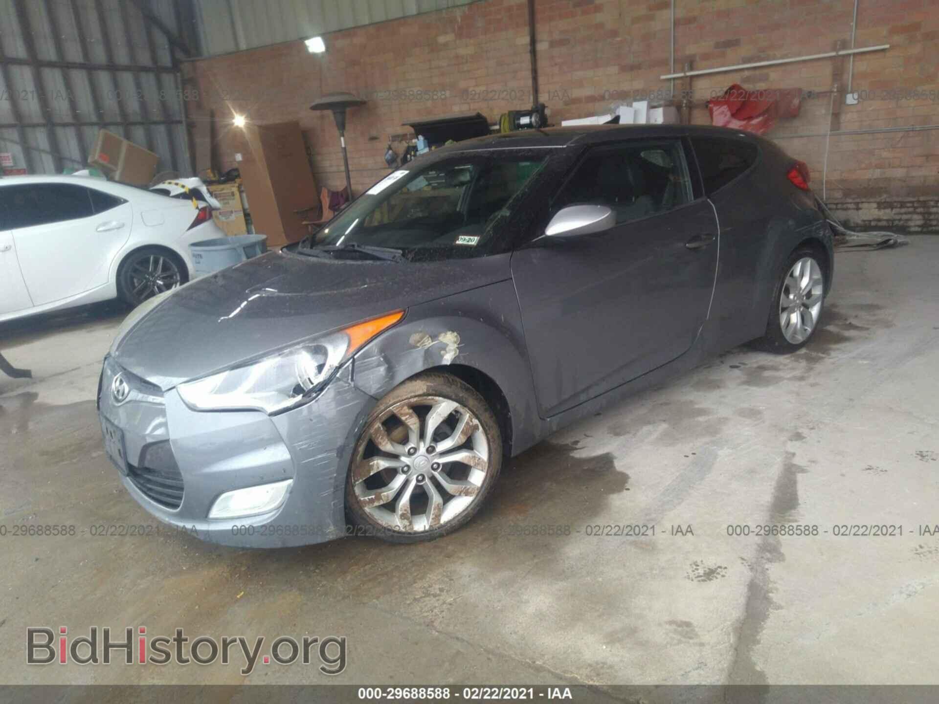 2012 HYUNDAI VELOSTER - VIN: KMHTC6AD6CU043601 - Фото 2