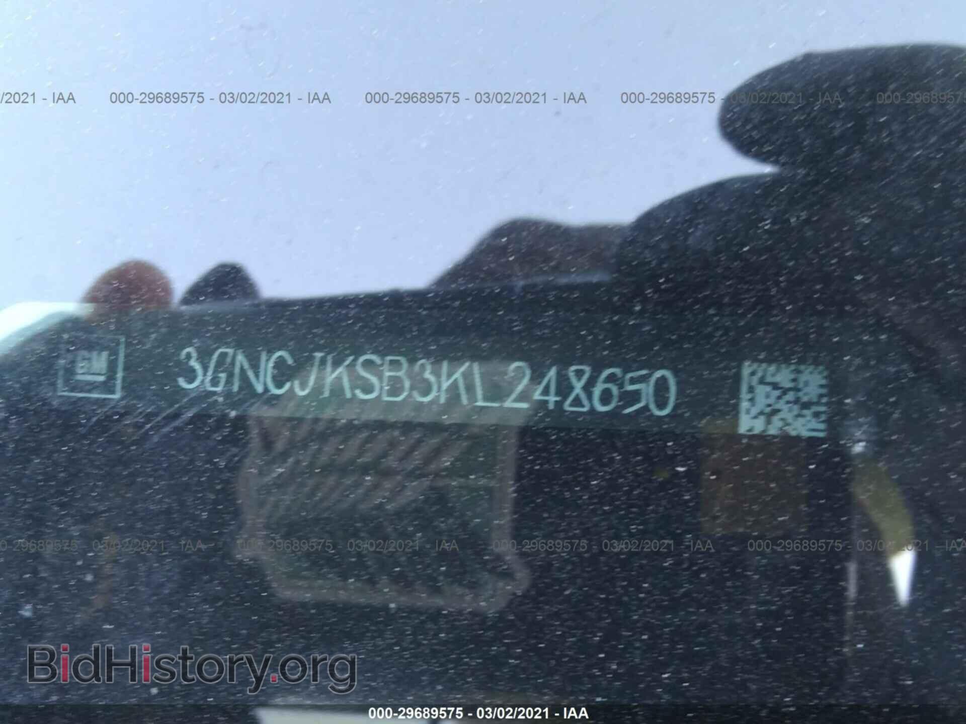2019 CHEVROLET TRAX - VIN: 3GNCJKSB3KL248650 - Photo 9