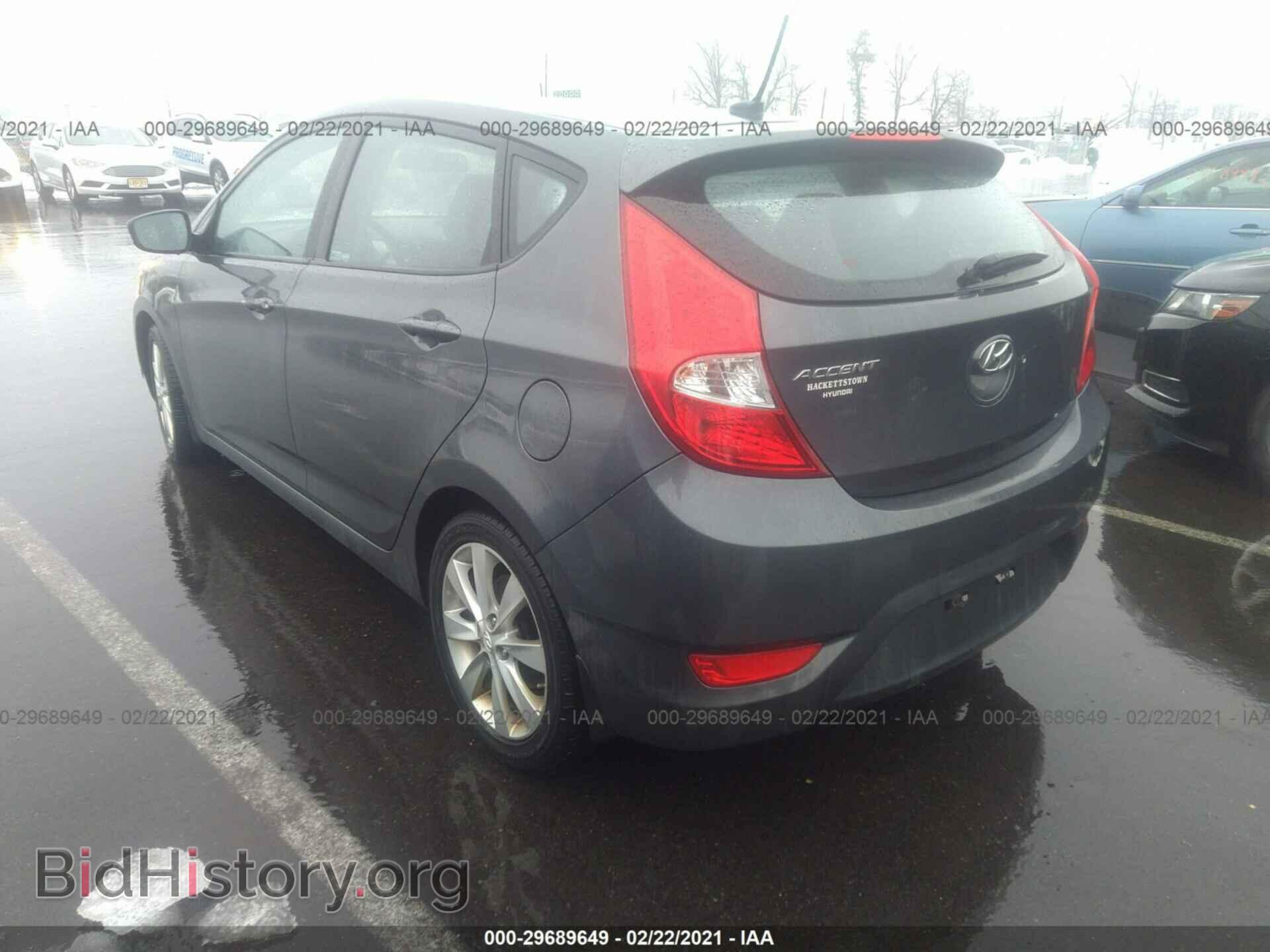 2013 HYUNDAI ACCENT - VIN: KMHCU5AEXDU067613 - Фото 3