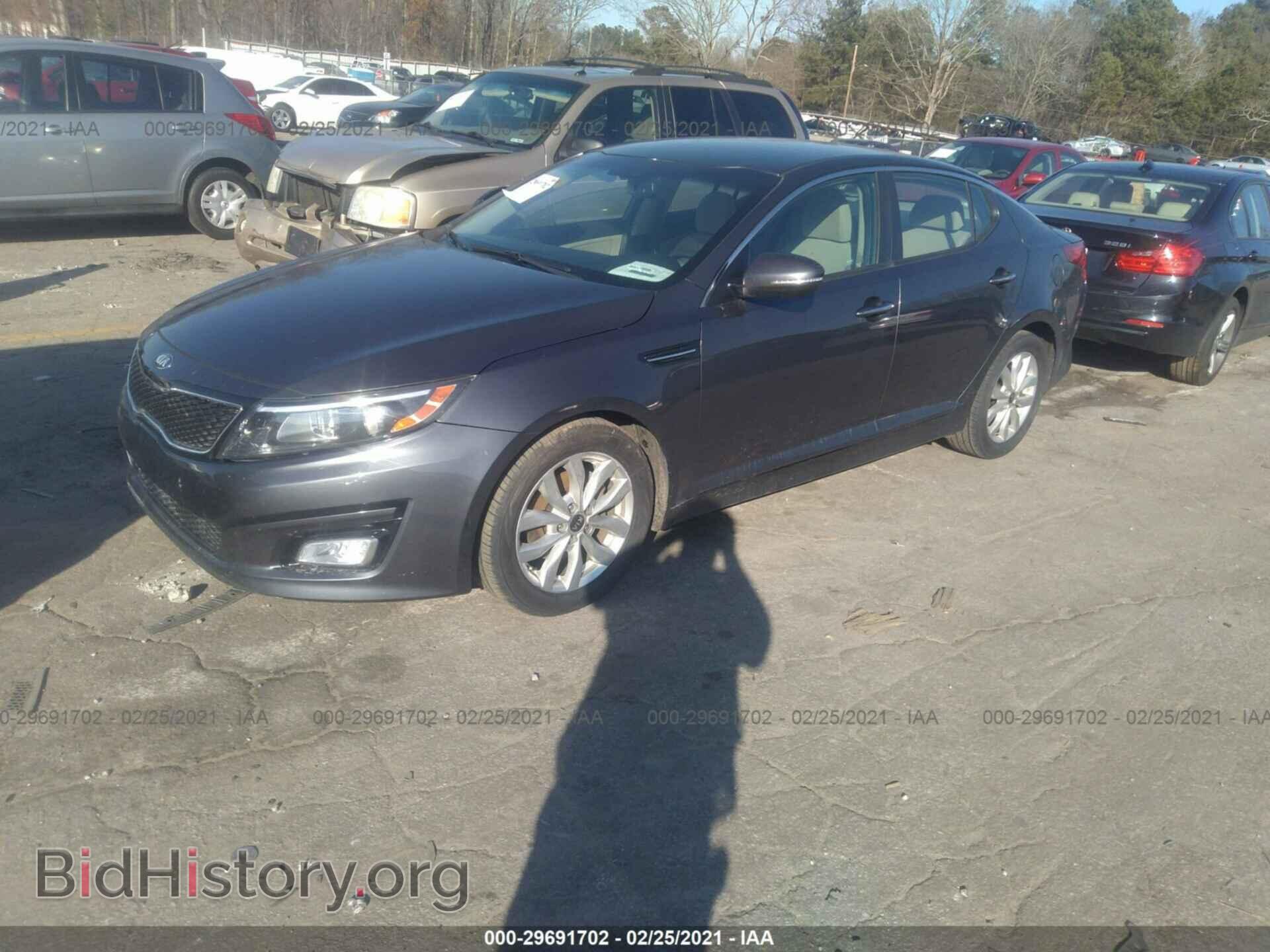 2015 KIA OPTIMA - VIN: KNAGM4A70F5629384 - Фото 2